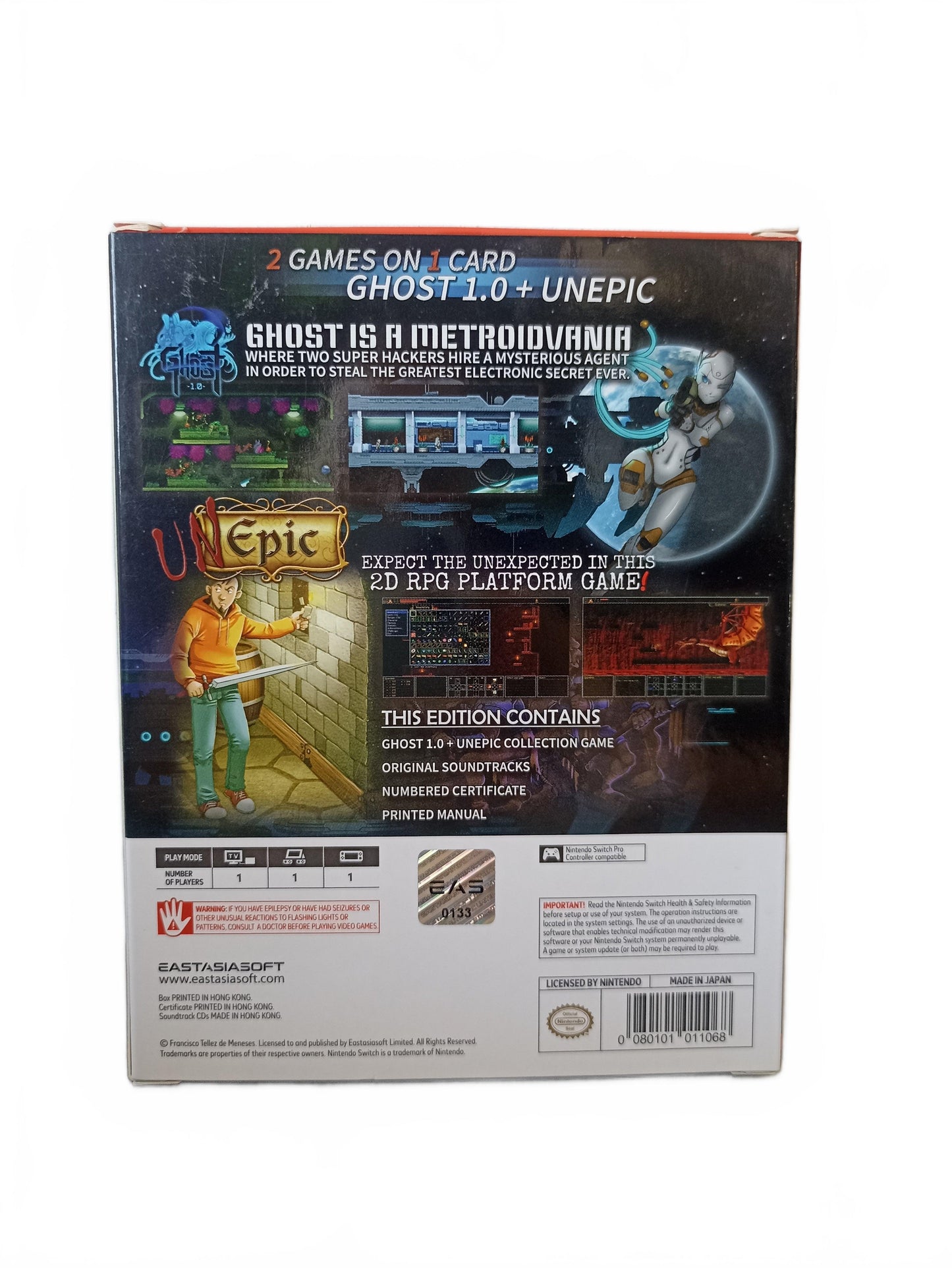 Ghost 1.0 + UnEpic Collection | Nintendo Switch (Switch)