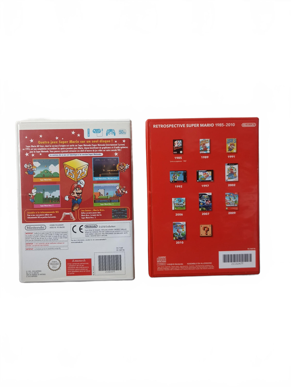 Super Mario All-Stars – Édition 25e anniversaire - Nintendo Wii, coffret