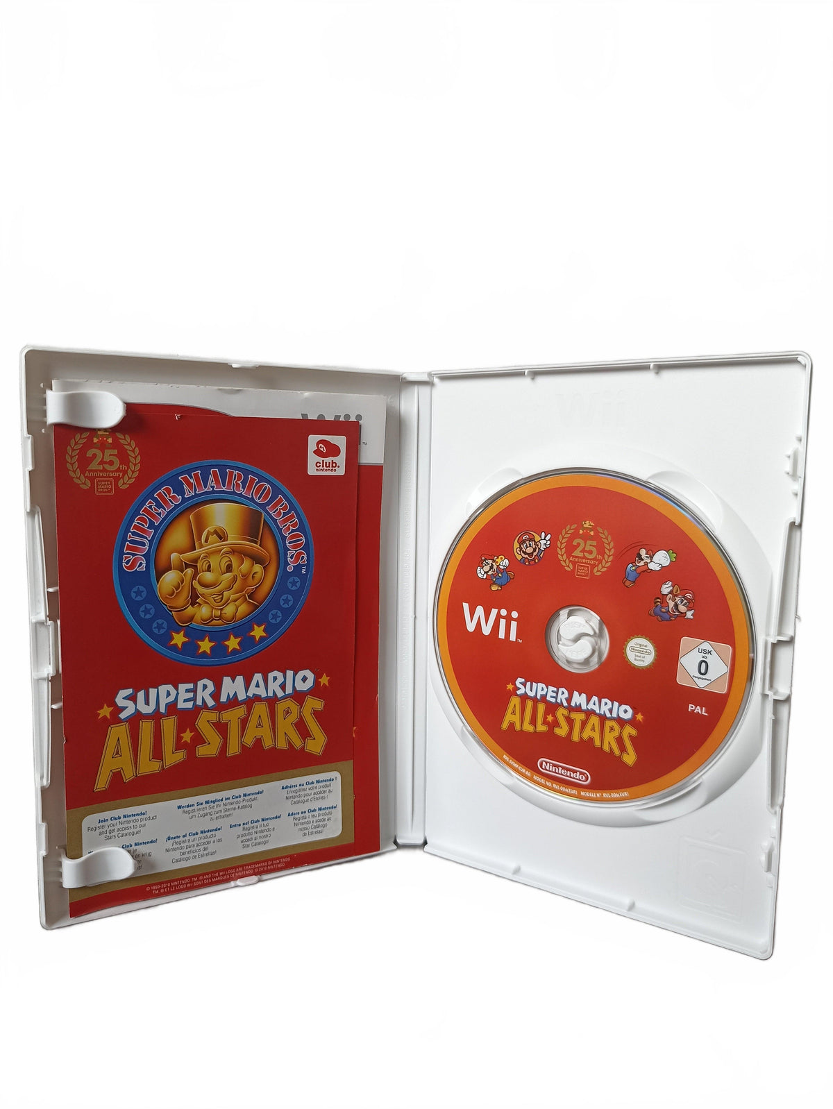 Super Mario All-Stars – Édition 25e anniversaire - Nintendo Wii, coffret