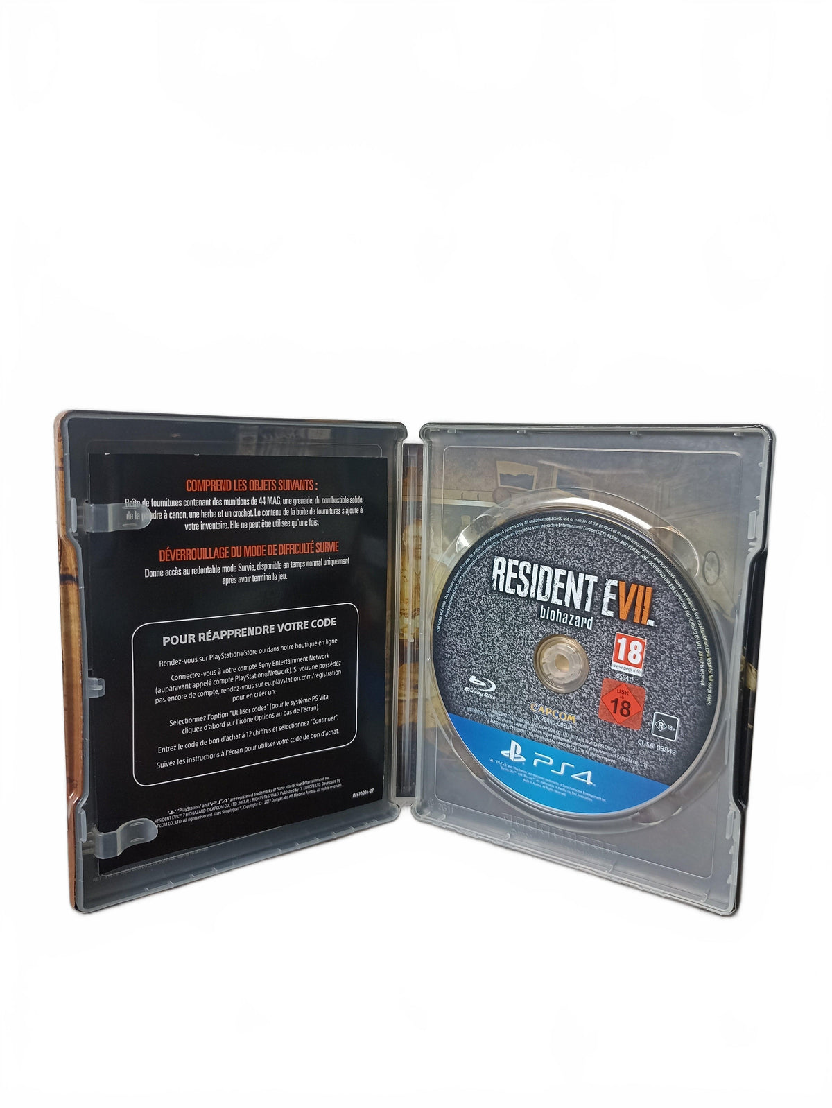Resident Evil : Biohazard - PlayStation 4 (PS4), SteelBook
