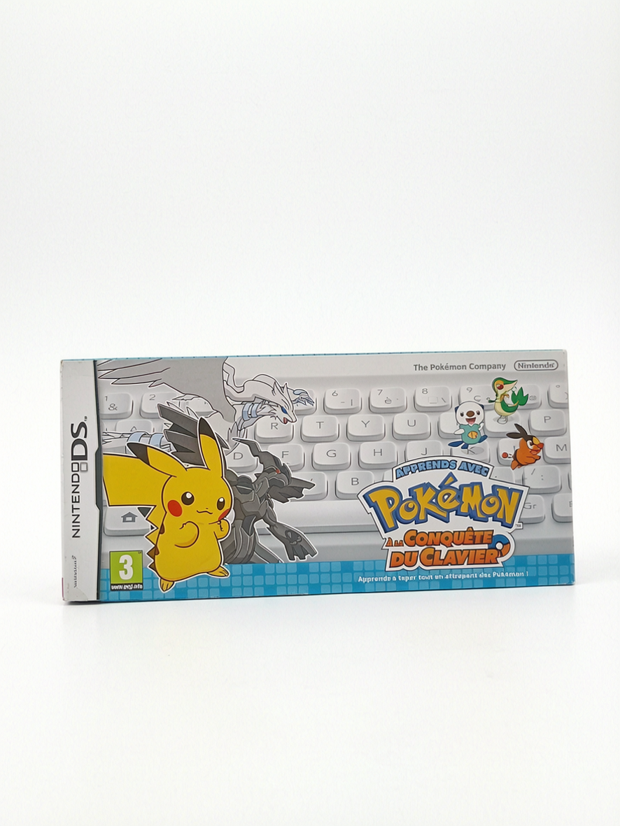 Apprends avec Pokémon : À la conquête du clavier - Nintendo DS, coffret avec clavier