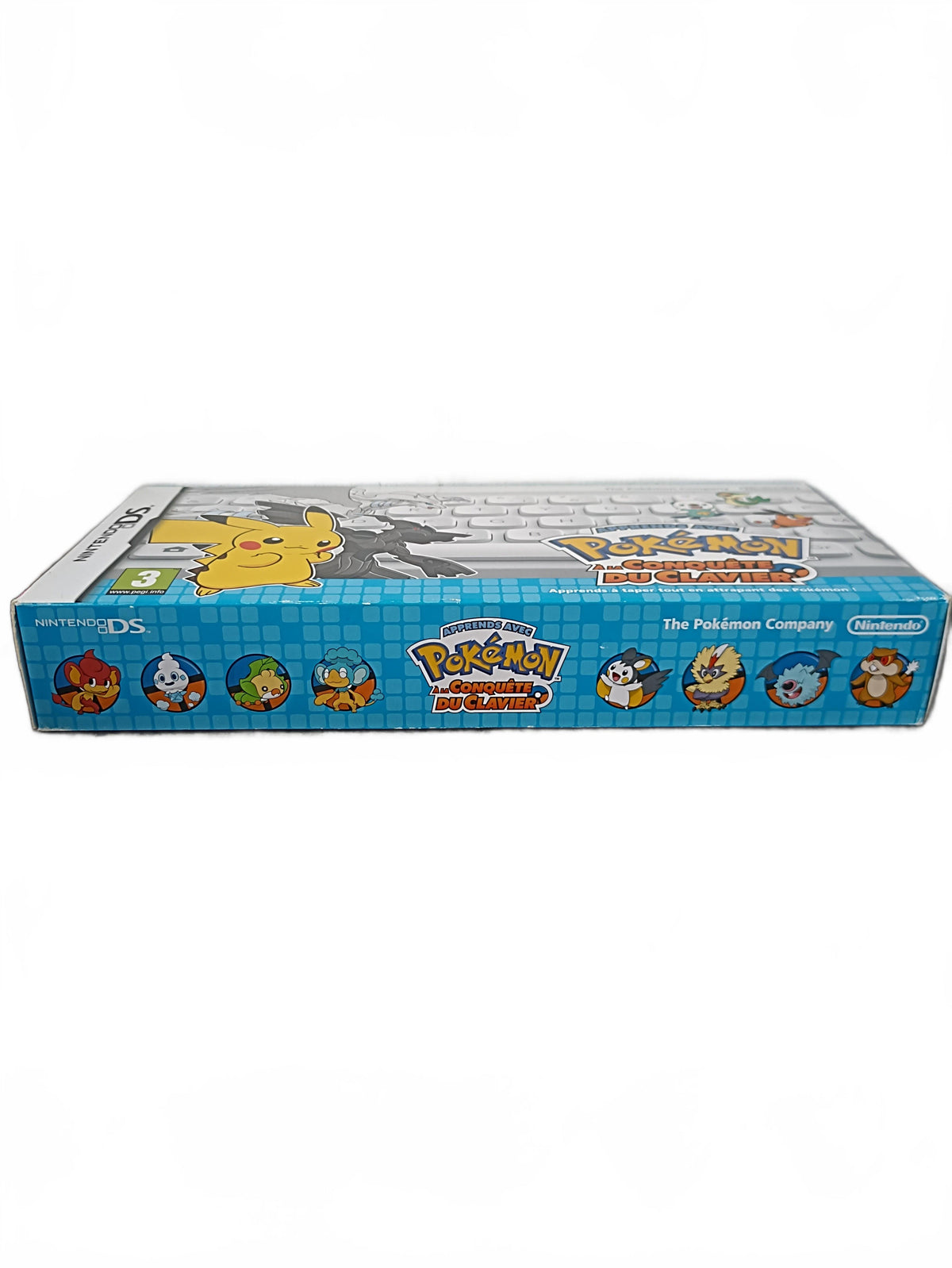 Apprends avec Pokémon : À la conquête du clavier - Nintendo DS, coffret avec clavier