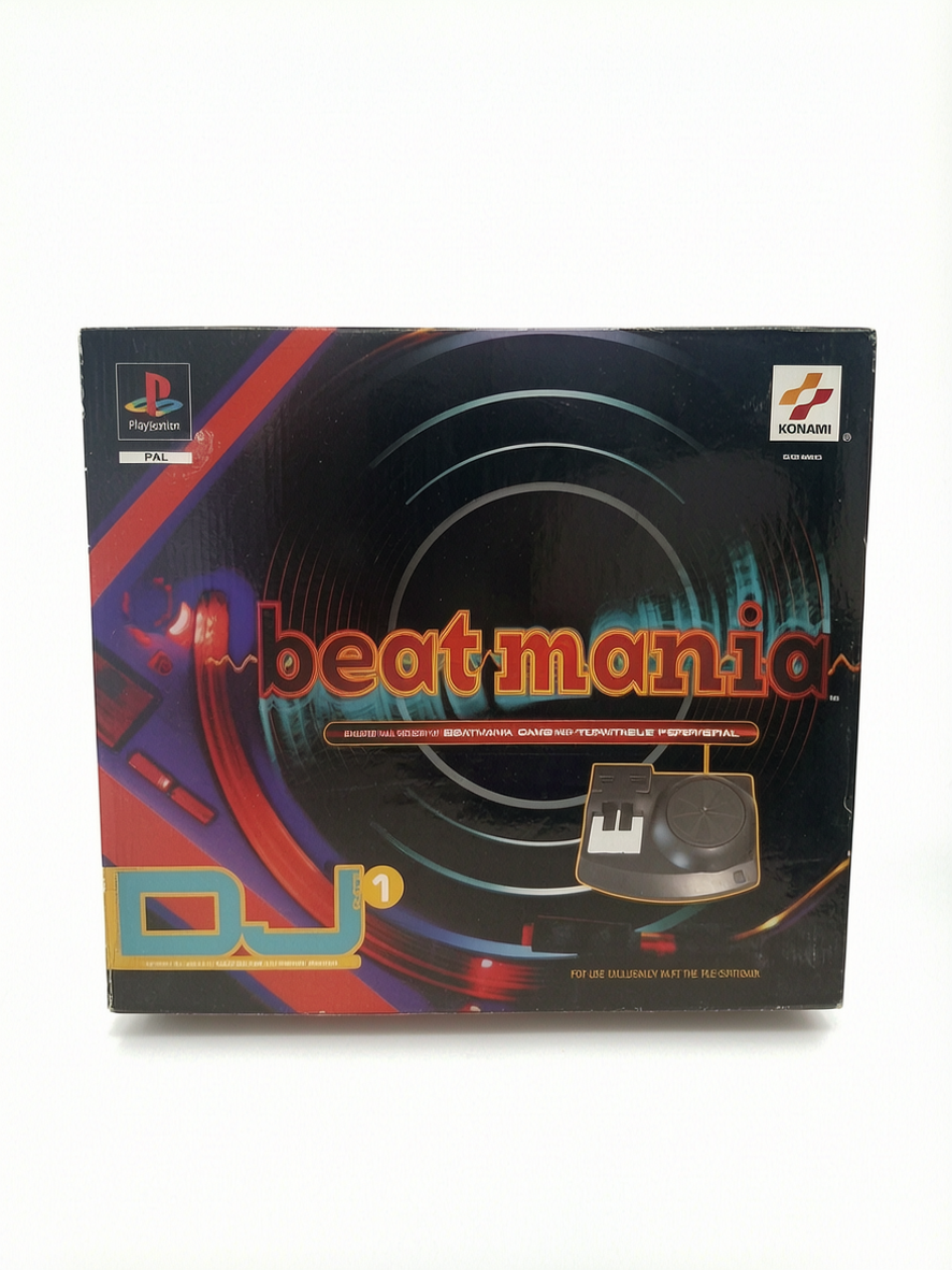 Beatmania + Turntable Peripheral — PlayStation 1 (PS1)