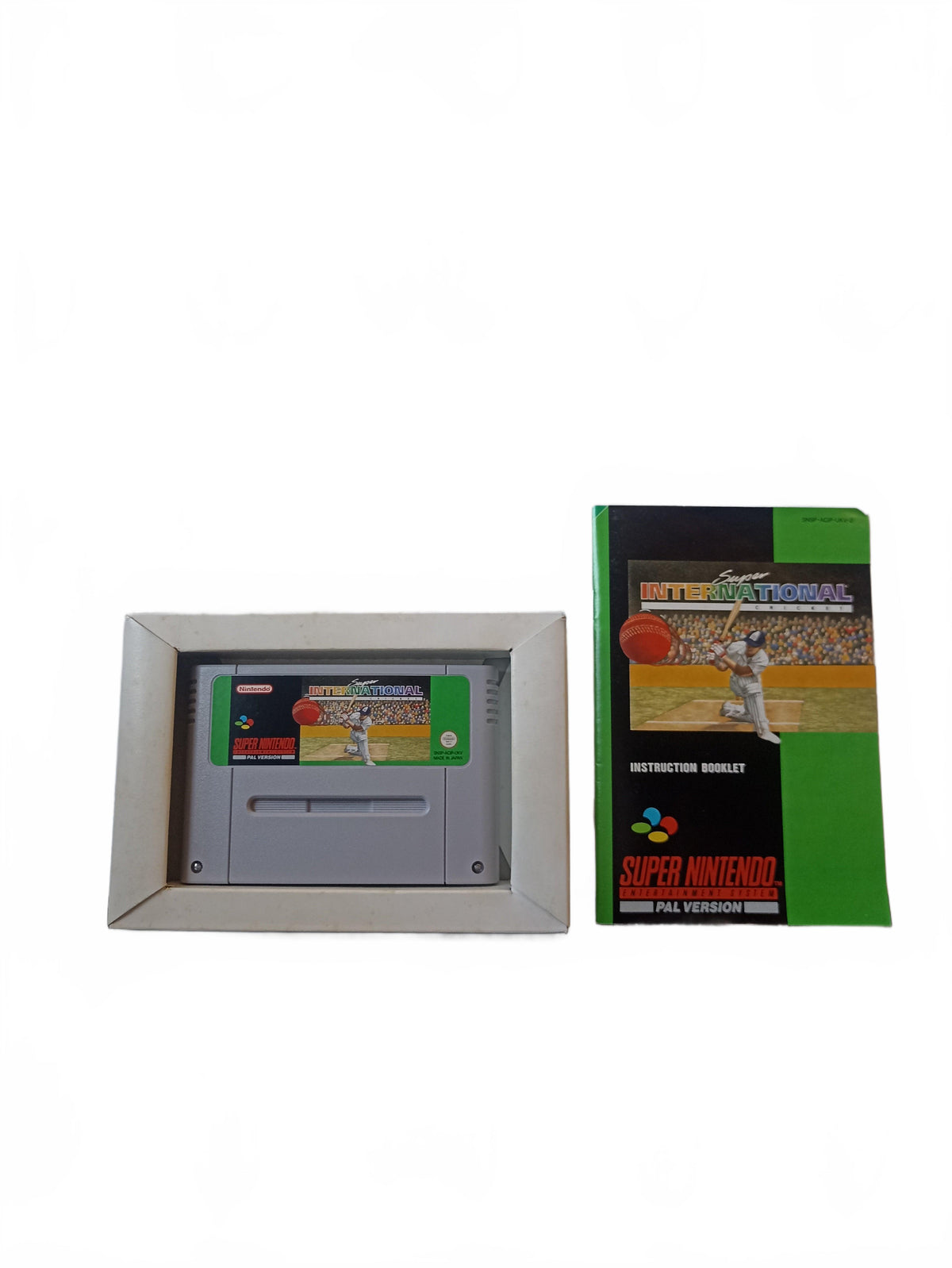 Super International Cricket Super Nintendo (SNES) complet en boite