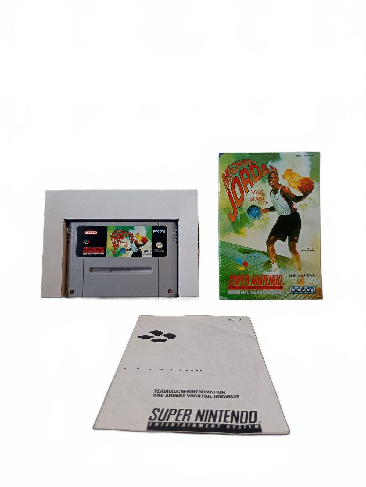 Michael Jordan Super Nintendo (SNES) complet en boite