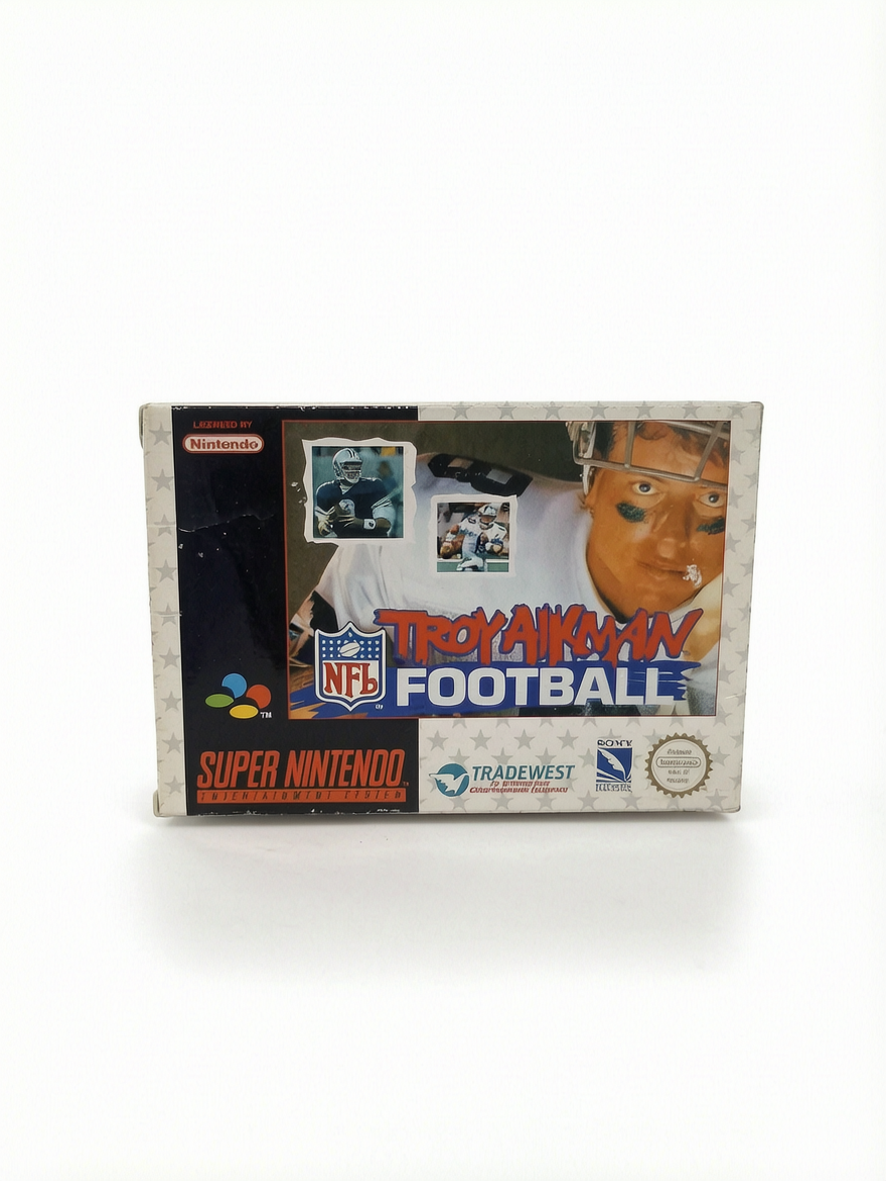 Troy Aikman Football Super Nintendo (SNES) complet en boite
