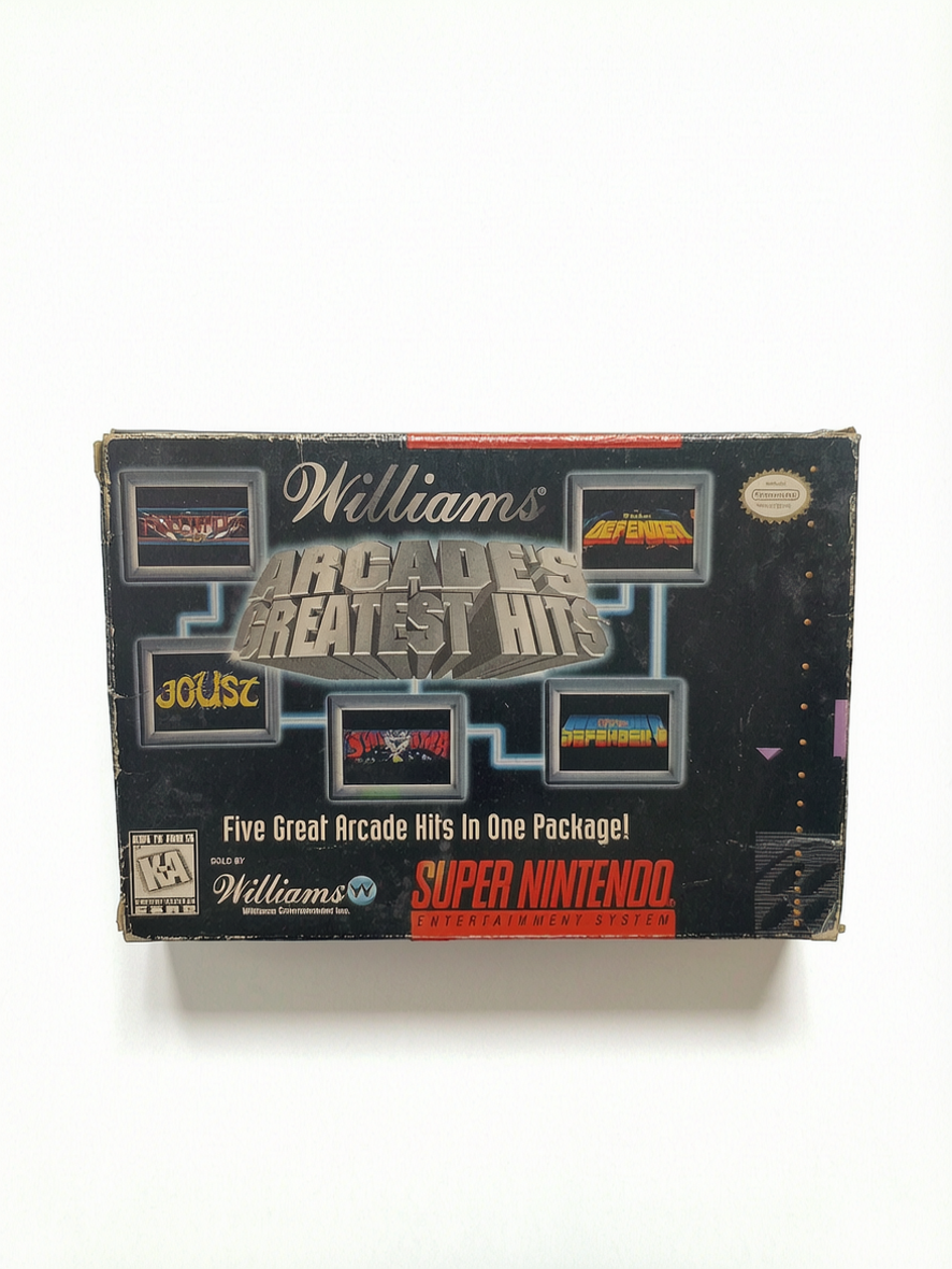 Arcade's Greatest Hits Super Nintendo (SNES) complet en boite
