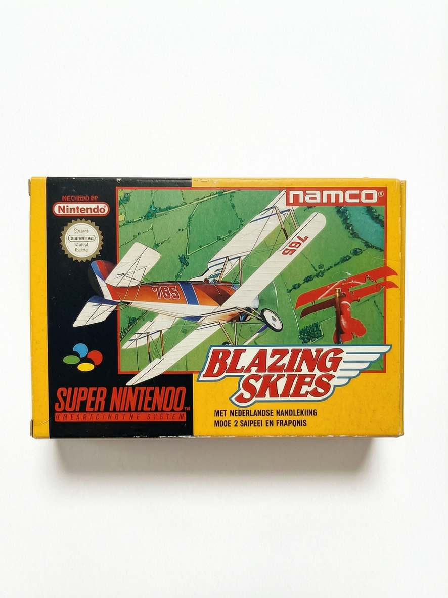 Blazing Skies Super Nintendo (SNES) en boite
