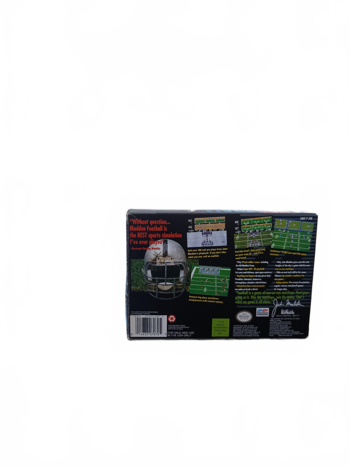 John Madden Football Super Nintendo (SNES) en boite