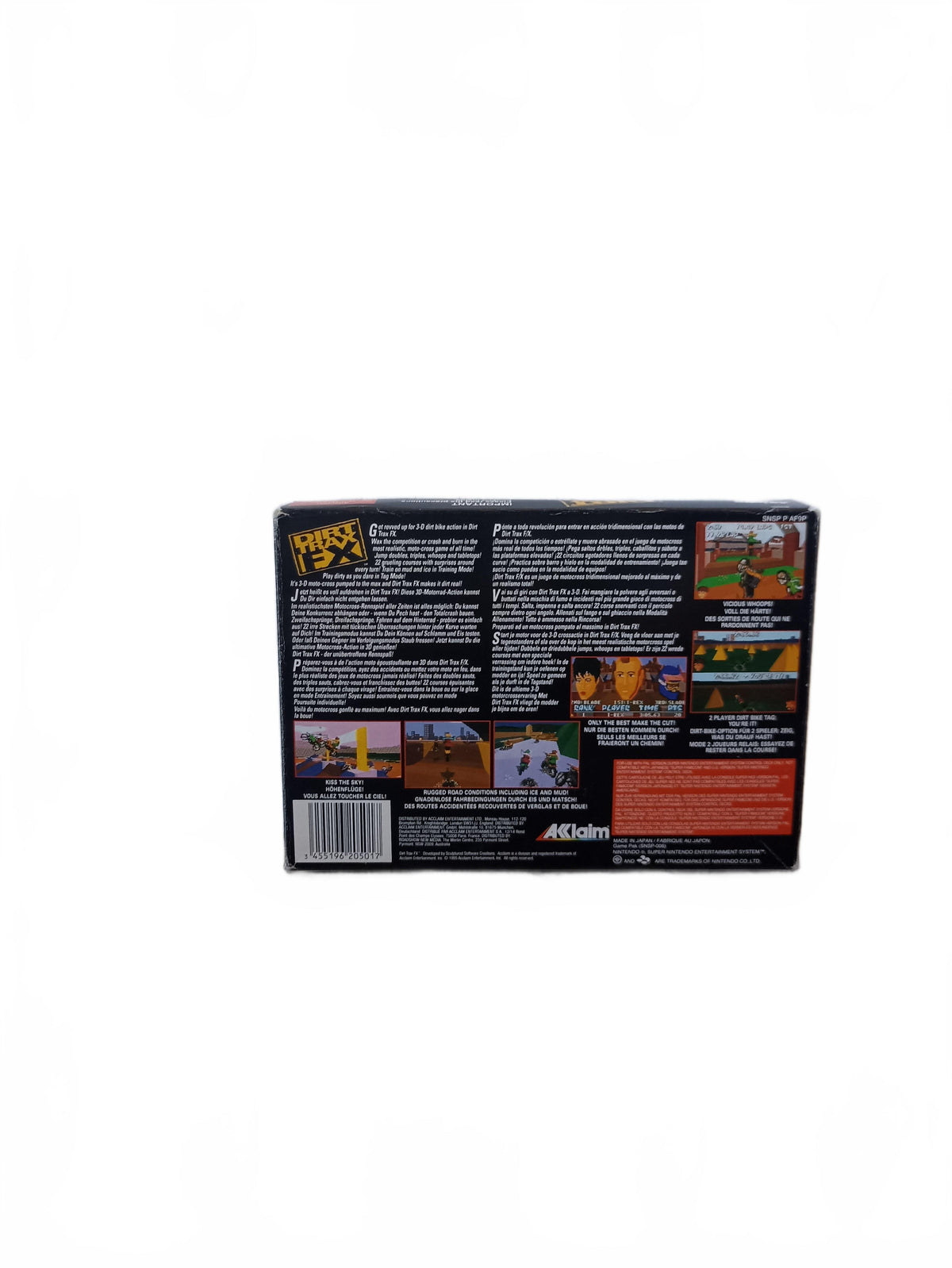 Dirt Trax FX Super Nintendo (SNES) complet en boite