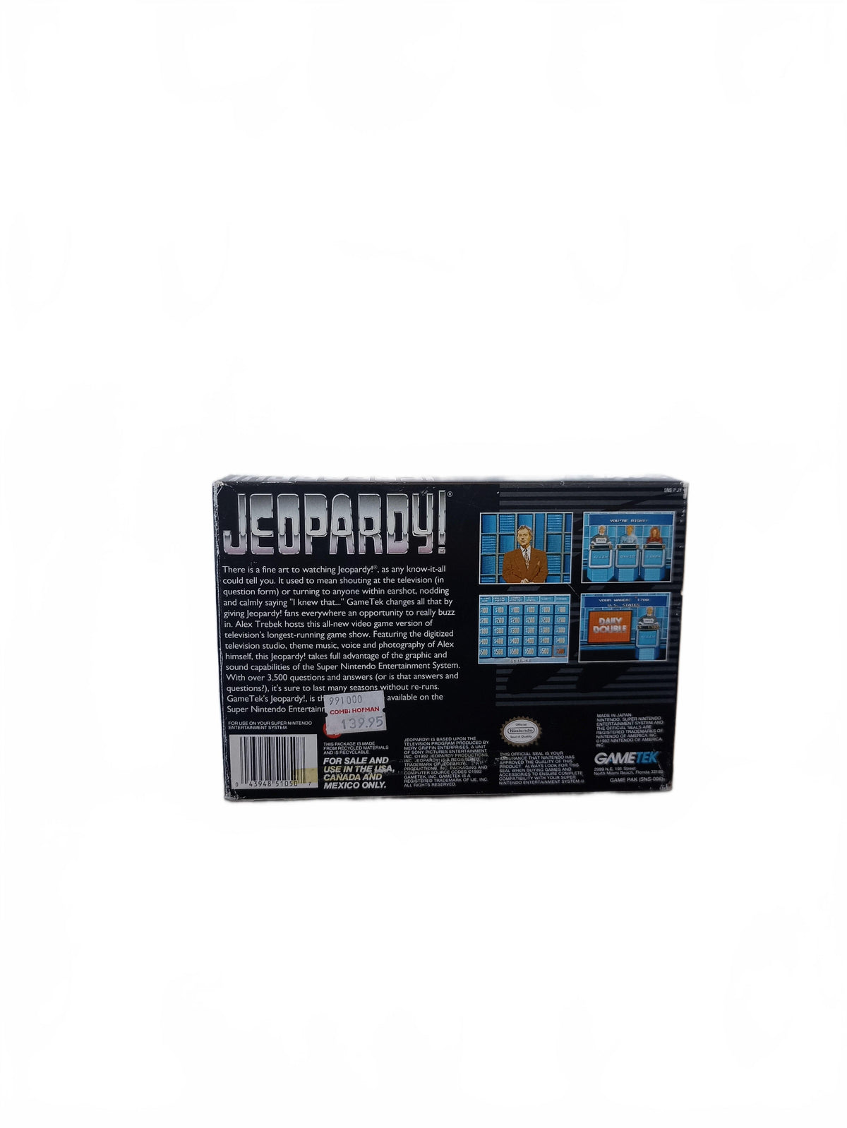 Jeopardy Super Nintendo (SNES) complet en boite