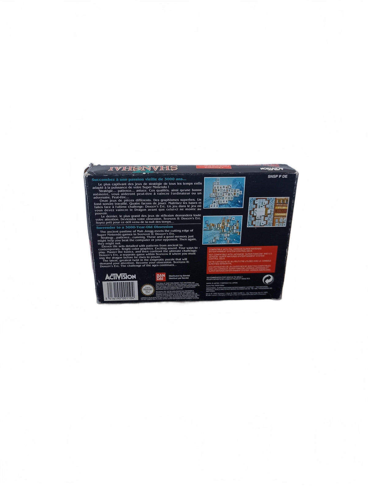 Shanghai Super Nintendo (SNES) complet en boite