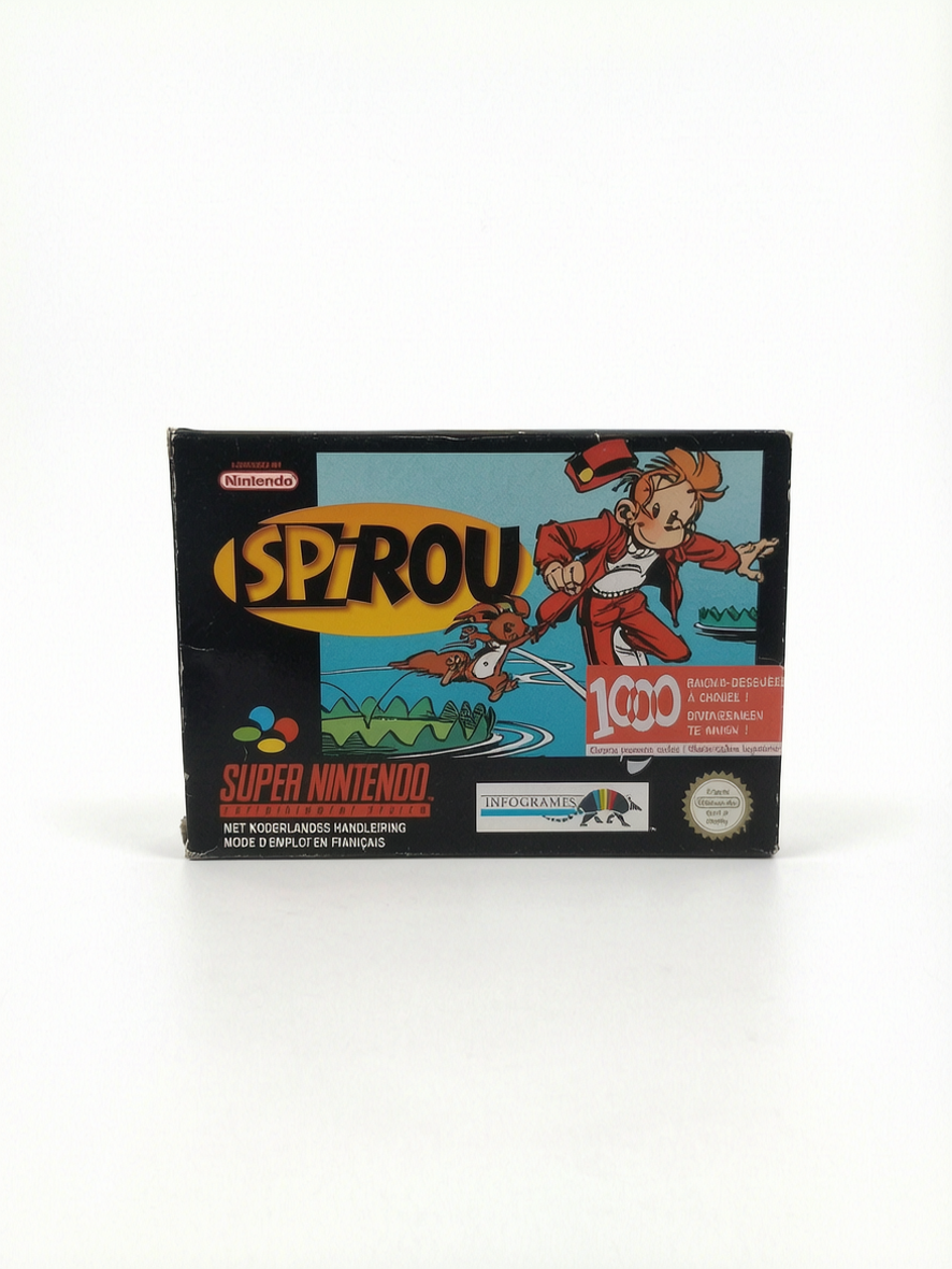 Spirou Super Nintendo (SNES) complet en boite