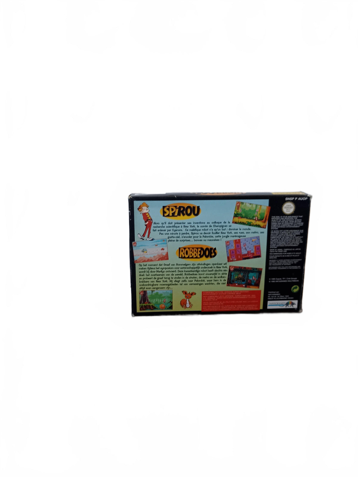 Spirou Super Nintendo (SNES) complet en boite