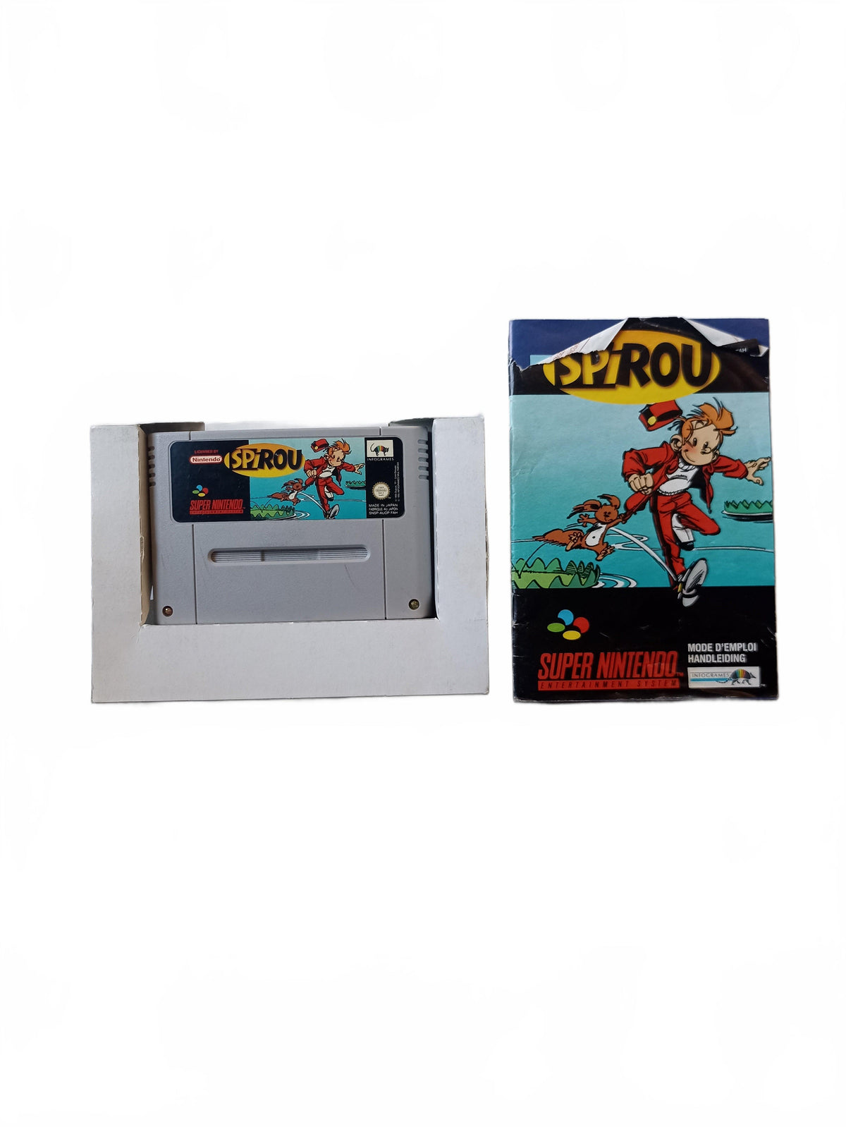 Spirou Super Nintendo (SNES) complet en boite
