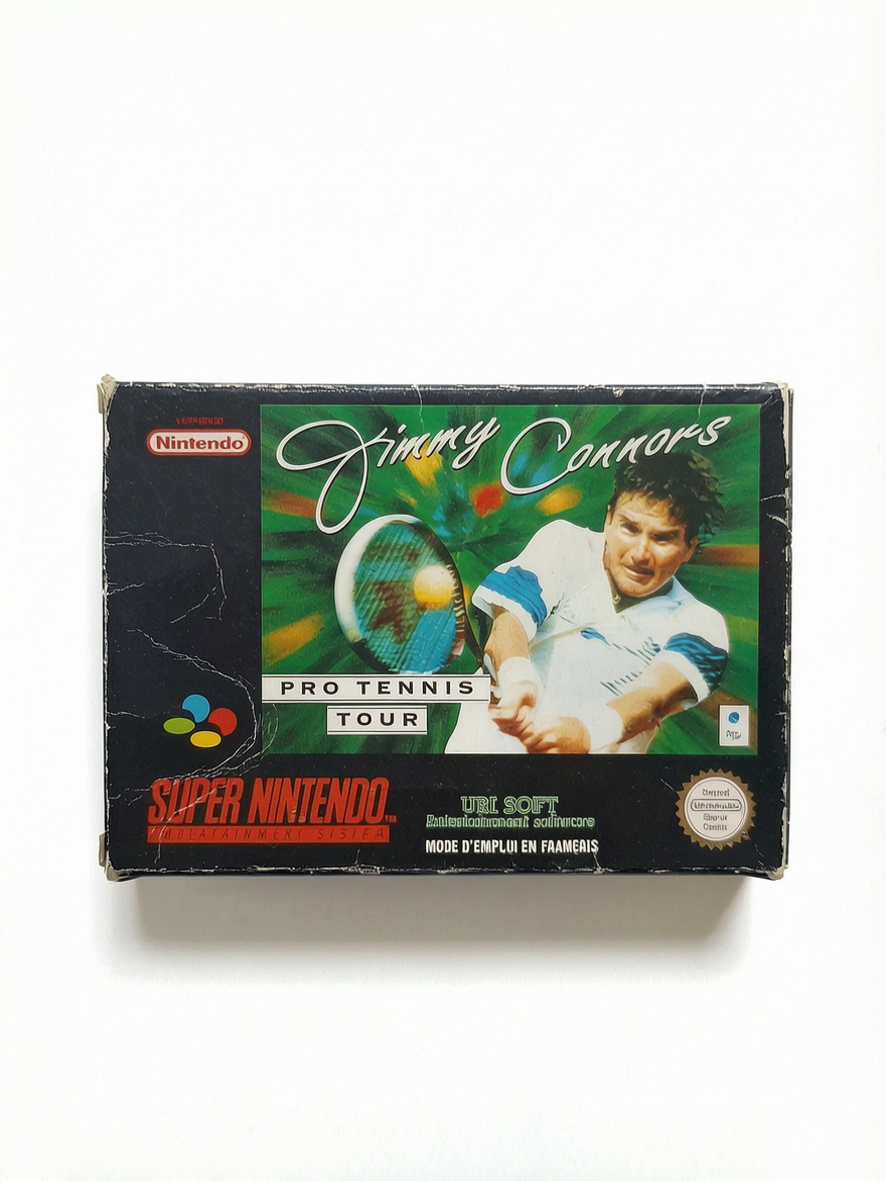 Jimmy Connors Super Nintendo (SNES) complet en boite