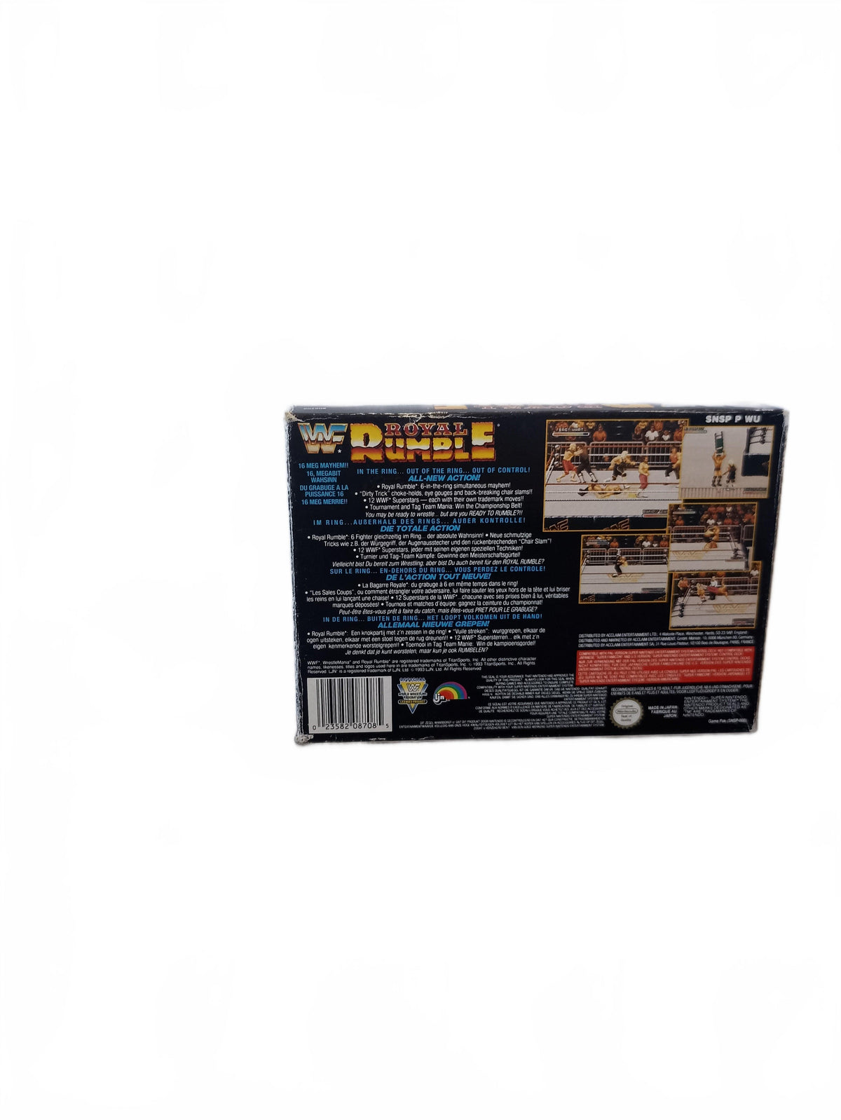 WF Royal Rumble Super Nintendo (SNES) complet en boite
