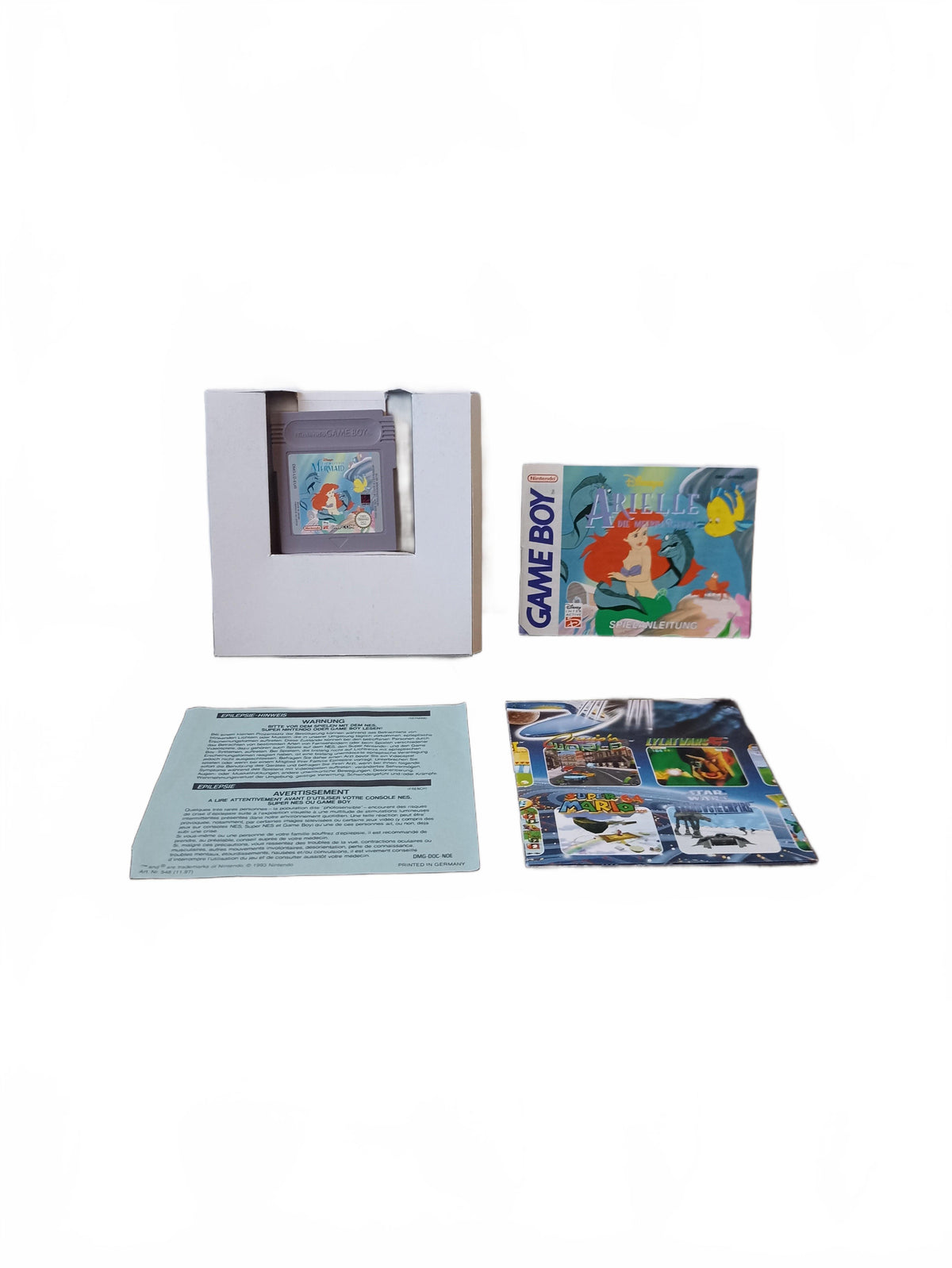 Disney Arielle Nintendo Game Boy (GB) complet en boite