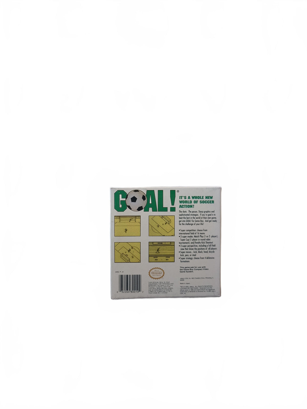 Goal ! Nintendo Game Boy (GB) complet en boite