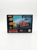 Boîte avec Câle F1 Super Driving Super Nintendo (SNES)