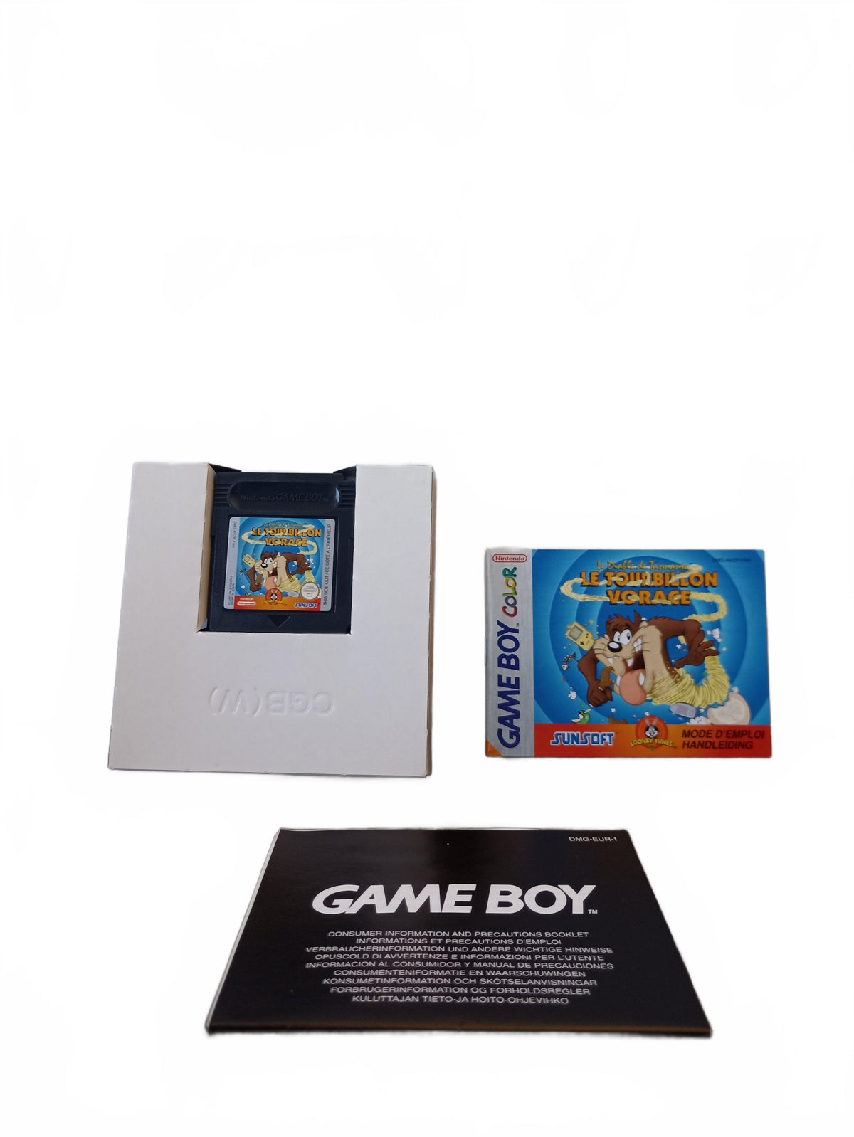 Tasmanian Devil Le Tourbillon Vorace Nintendo Game Boy Color (GBC) complet en boite