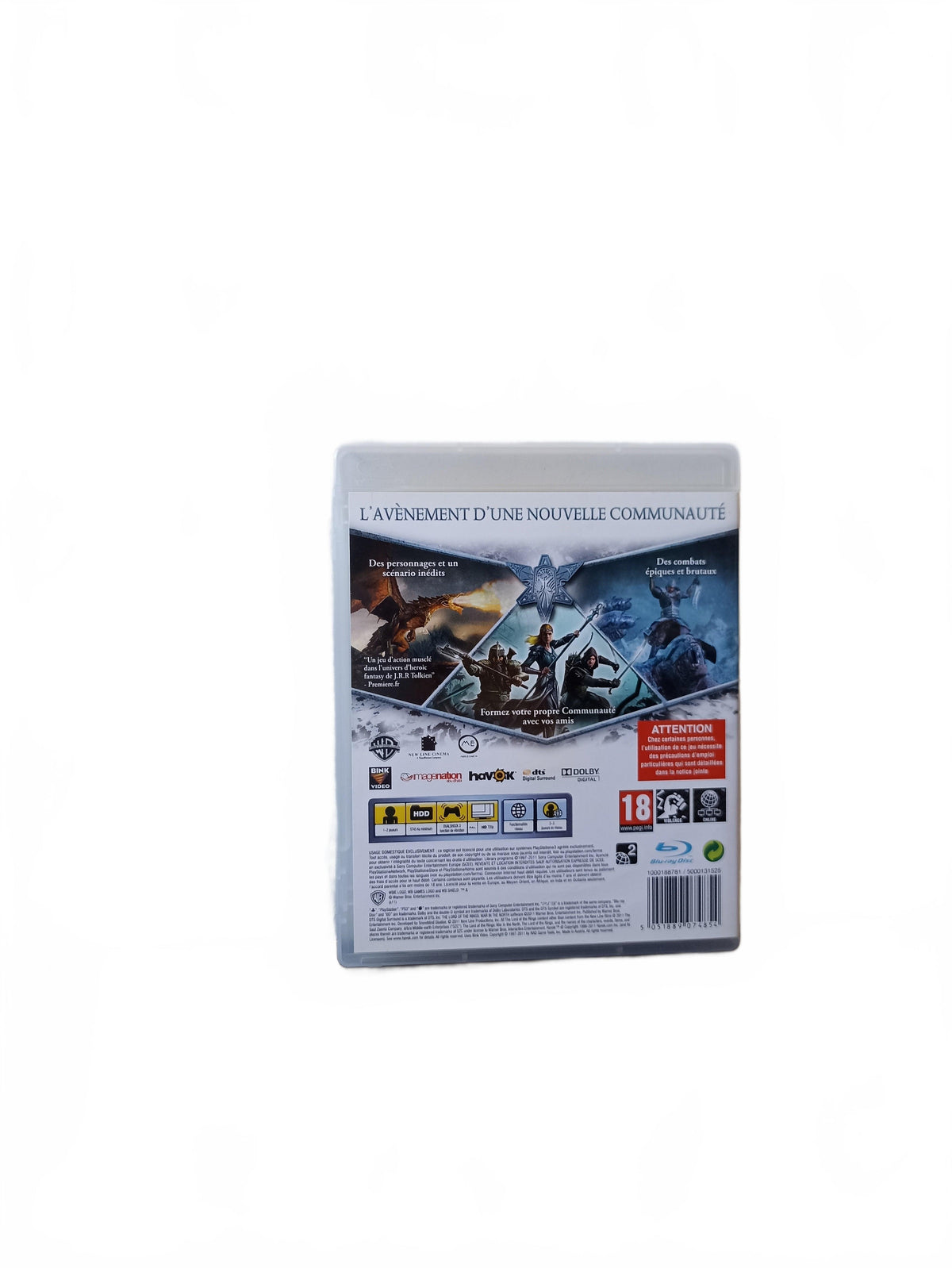 Le Seigneur des Anneaux La Guerre du Nord playstation 3 (PS3)