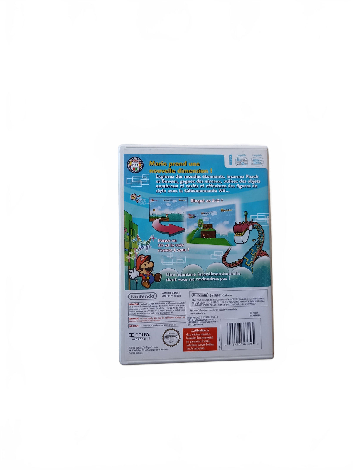 Super Paper Mario nintendo WII