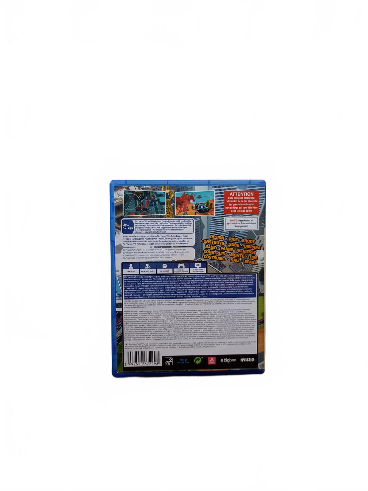 Roller Coaster Tycoon playstation 4 (PS4)