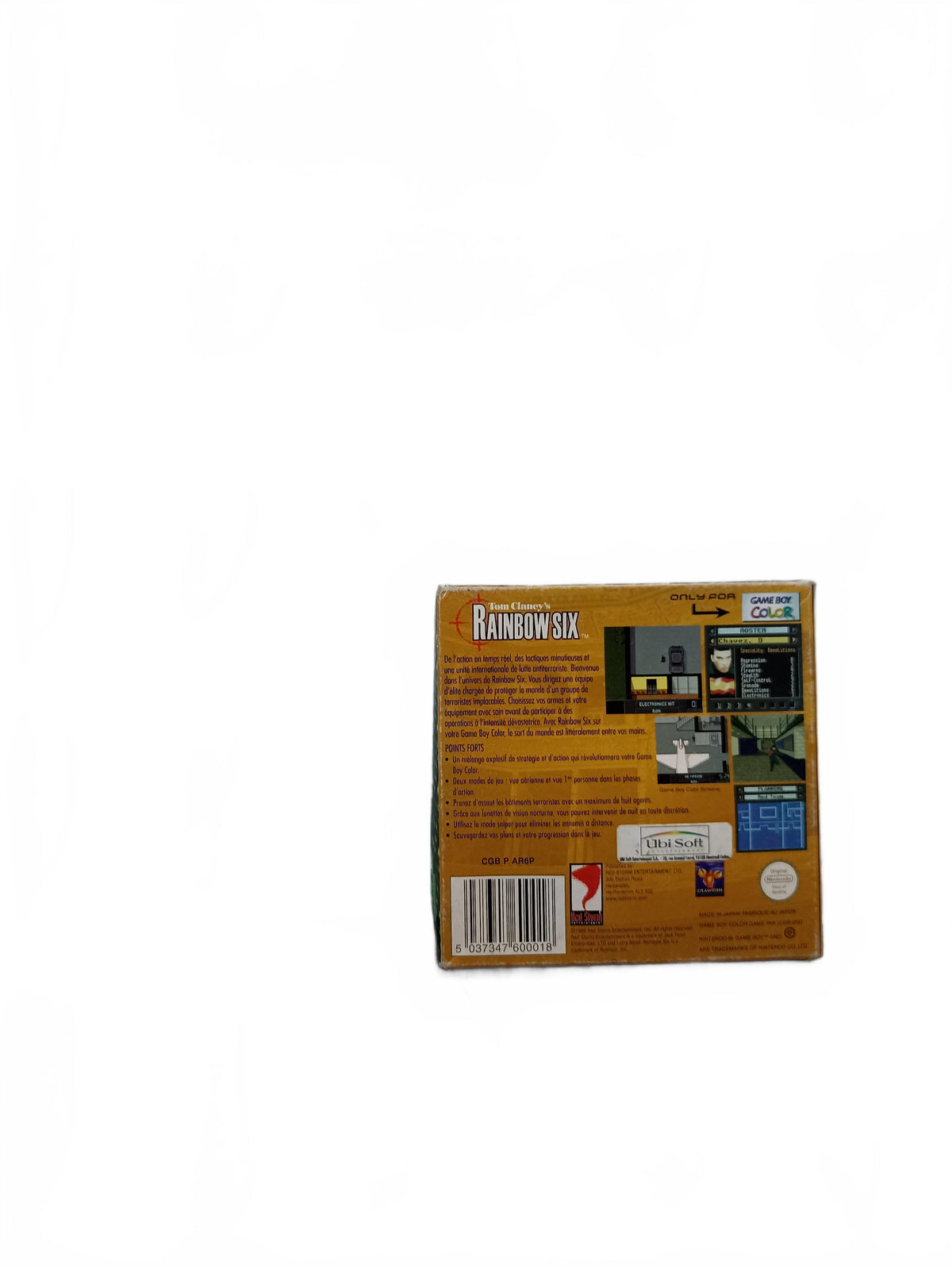 Tom Clancy Rainbow Six Game Boy Color (GBC) complet en boite