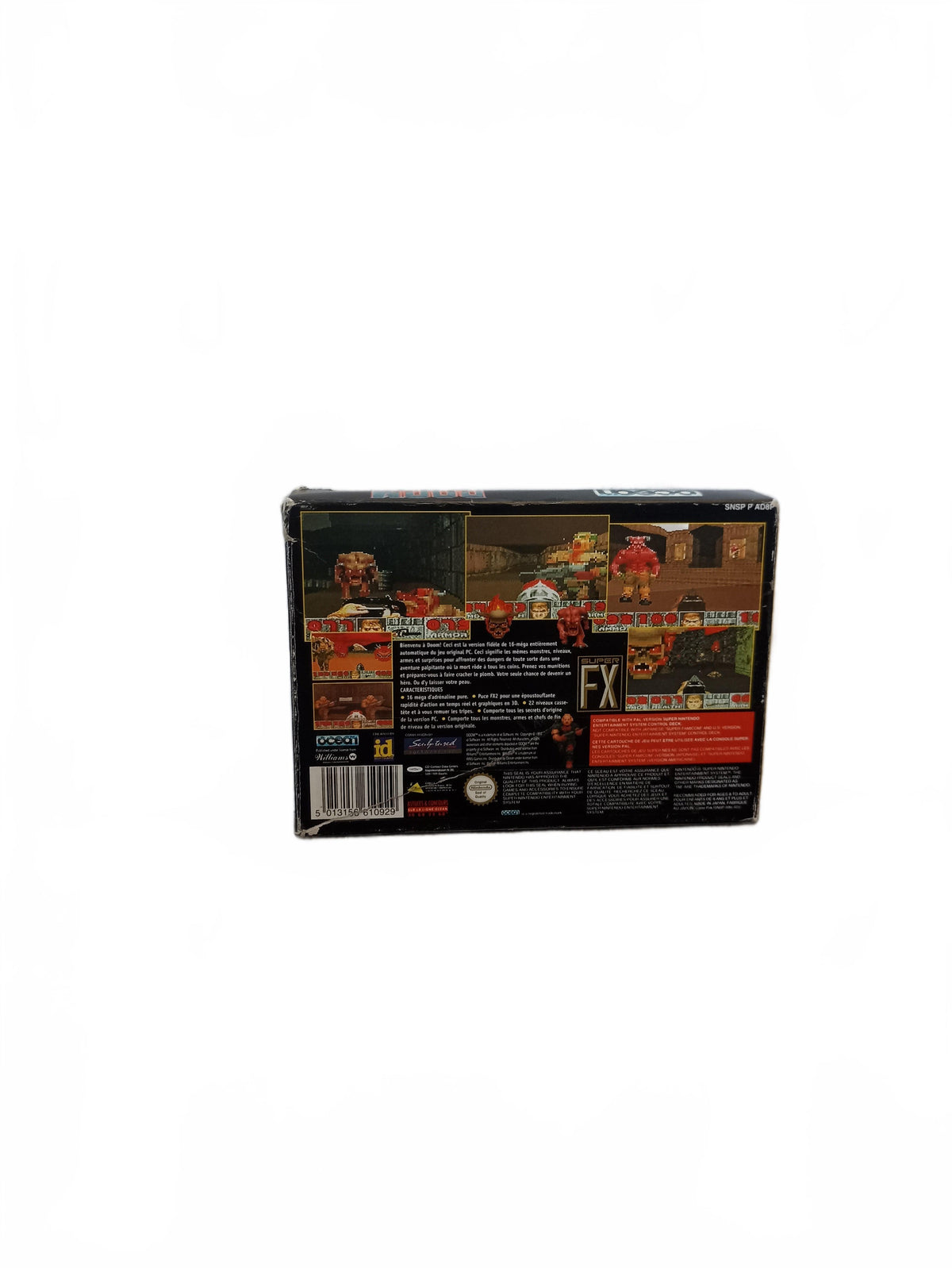 Doom Super Nintendo (SNES) complet en boite