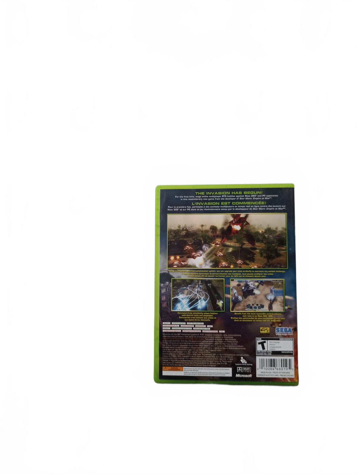 Universe At War Xbox 360 Version USA