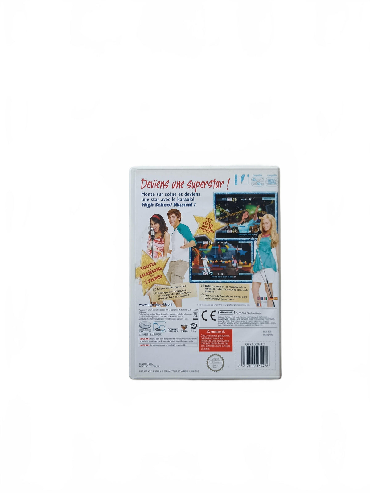 High School Musical nintendo WII