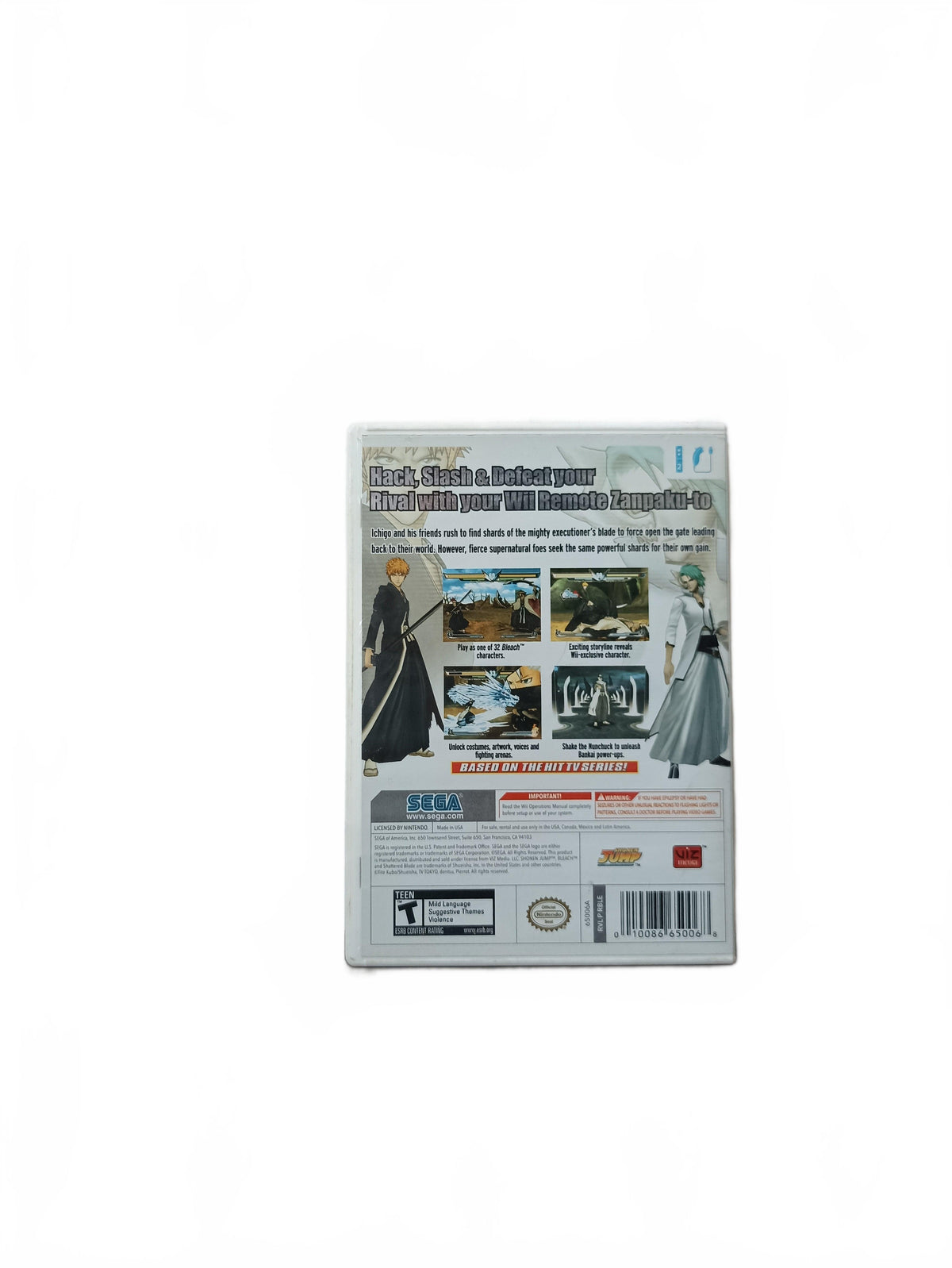 Bleach nintendo WII Version USA