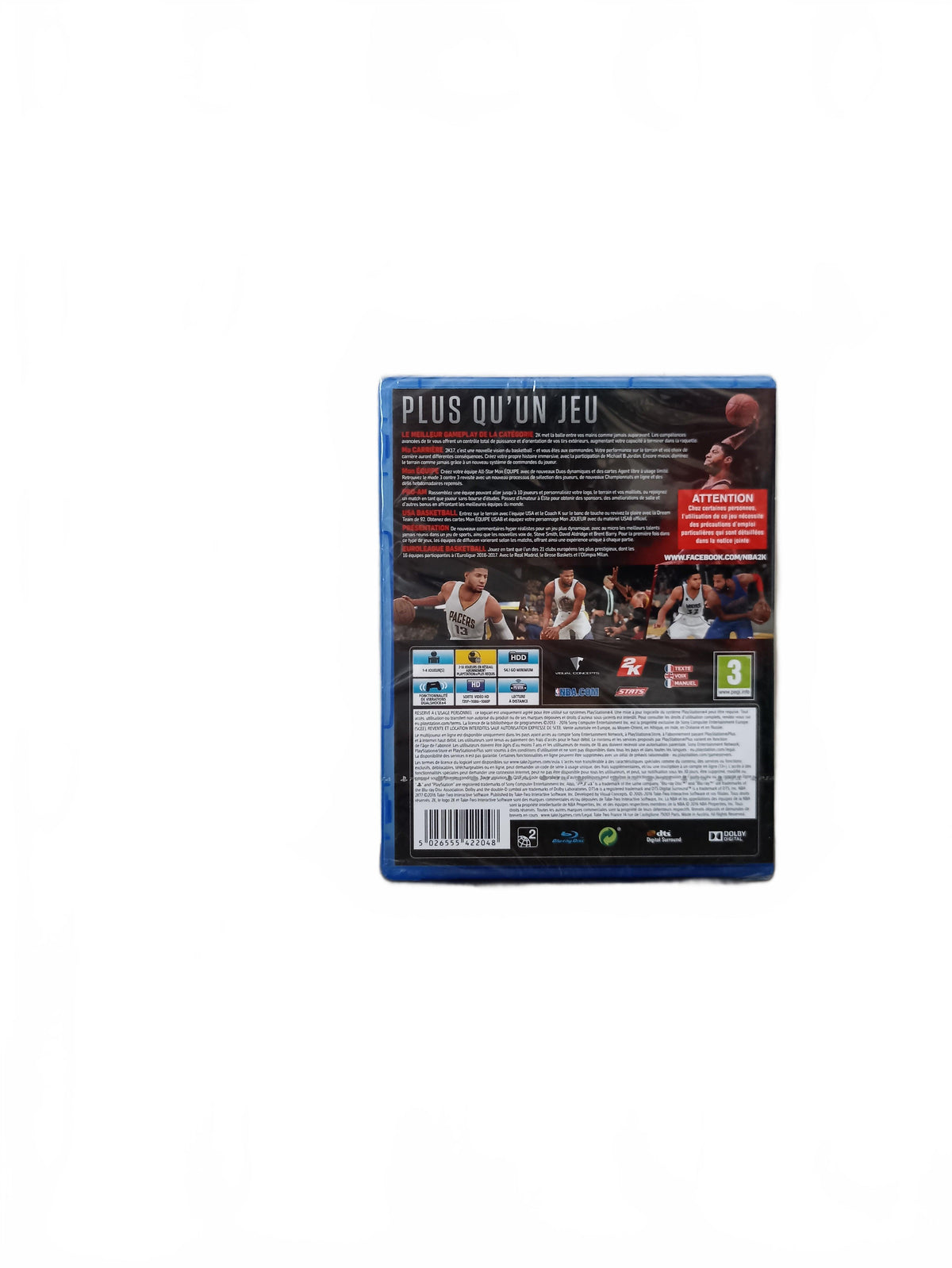 NBA 2K17 Playstation 4 (PS4) Neuf sous blister