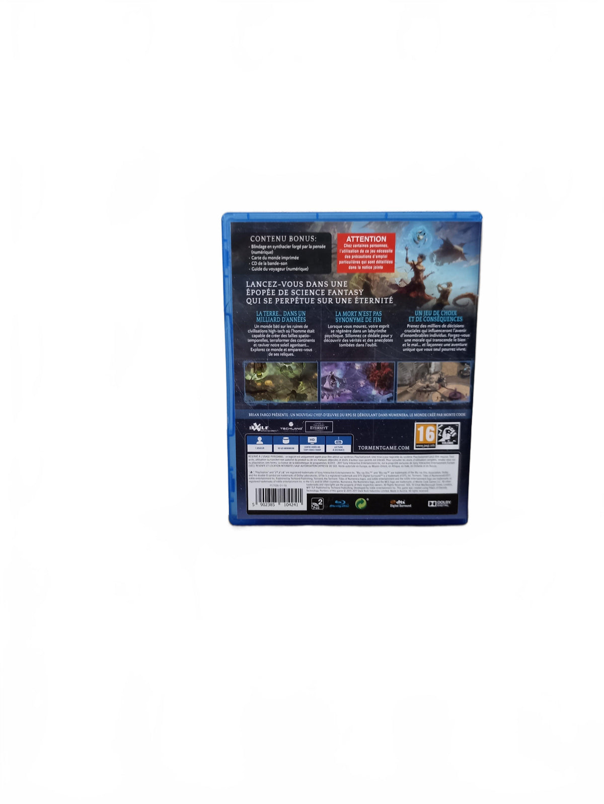 Tourment Tides of Numenera PlayStation 4 (PS4)