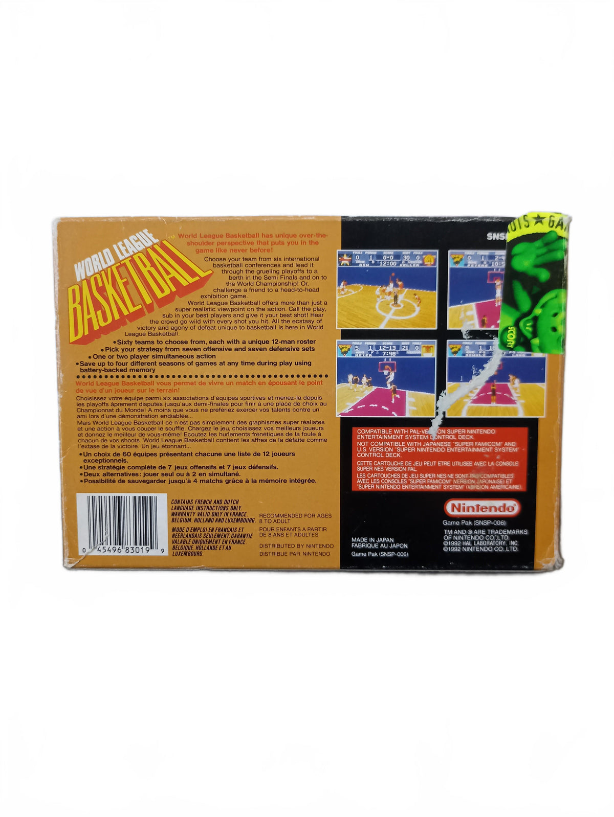World League Basketball Super Nintendo