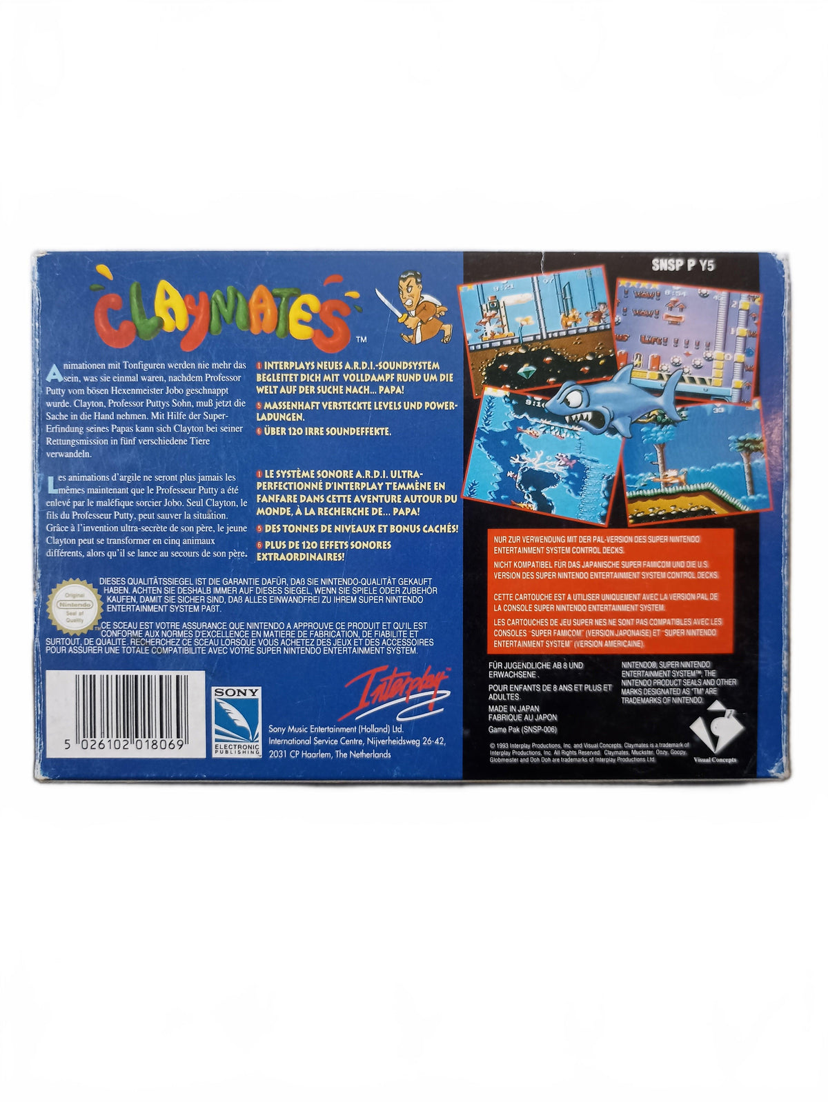 Claymates Super Nintendo