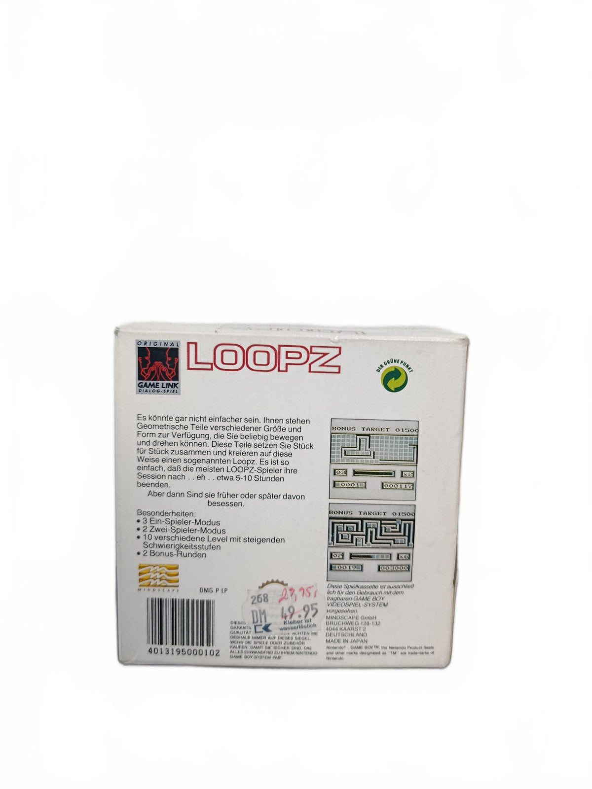 Loopz Game Boy