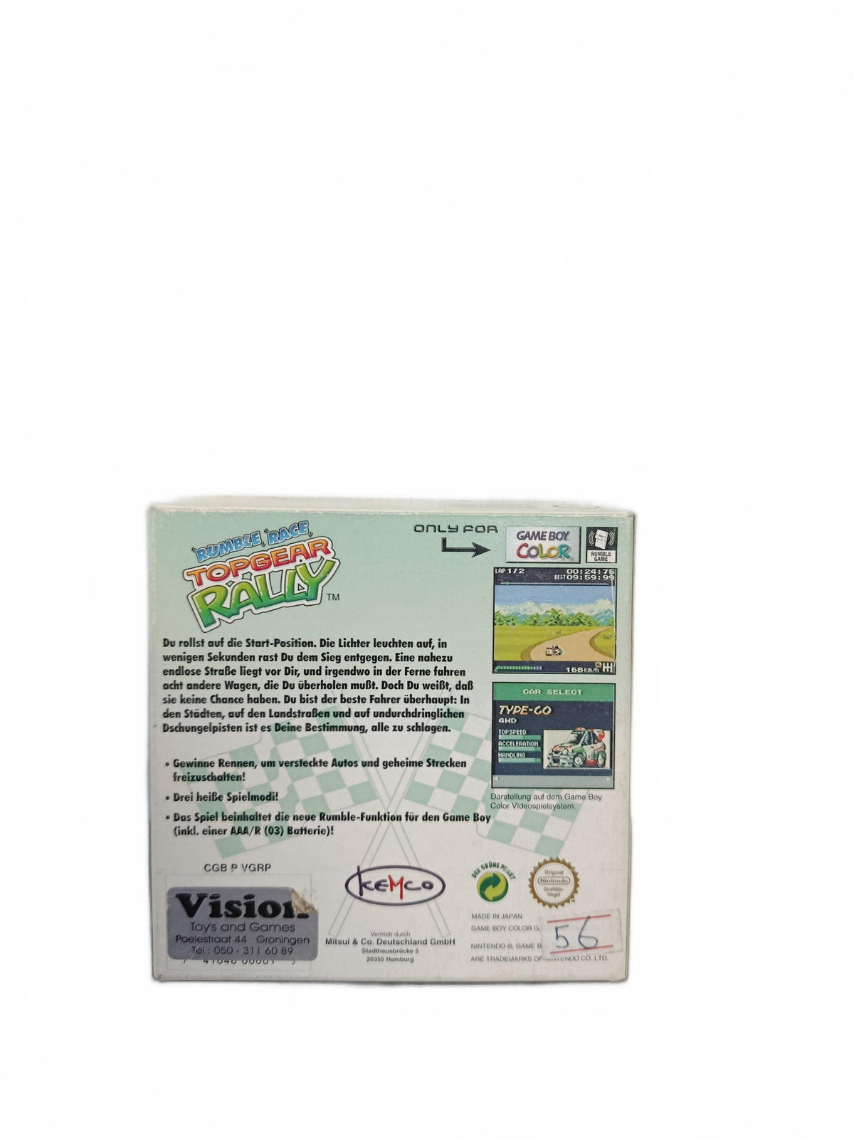 Top Gear Rally Game Boy Color