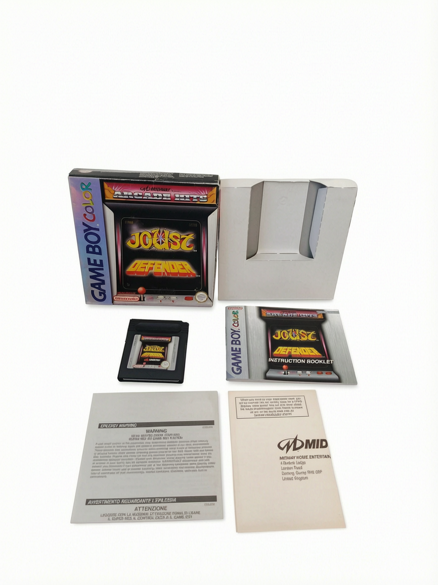Arcade Hits: Joust / Defender Game Boy Color