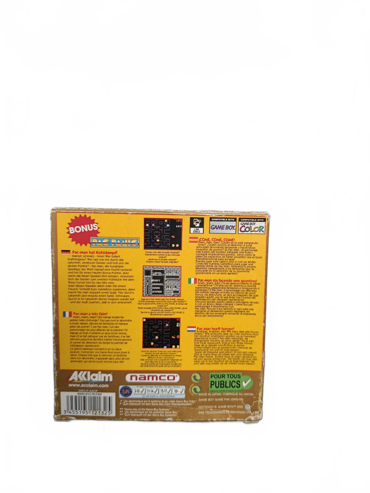 Pac-Man: Special Color Edition Game Boy Color