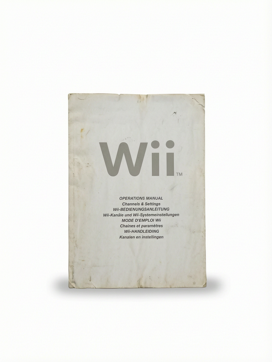 Notice mode d'emploi Nintendo Wii
