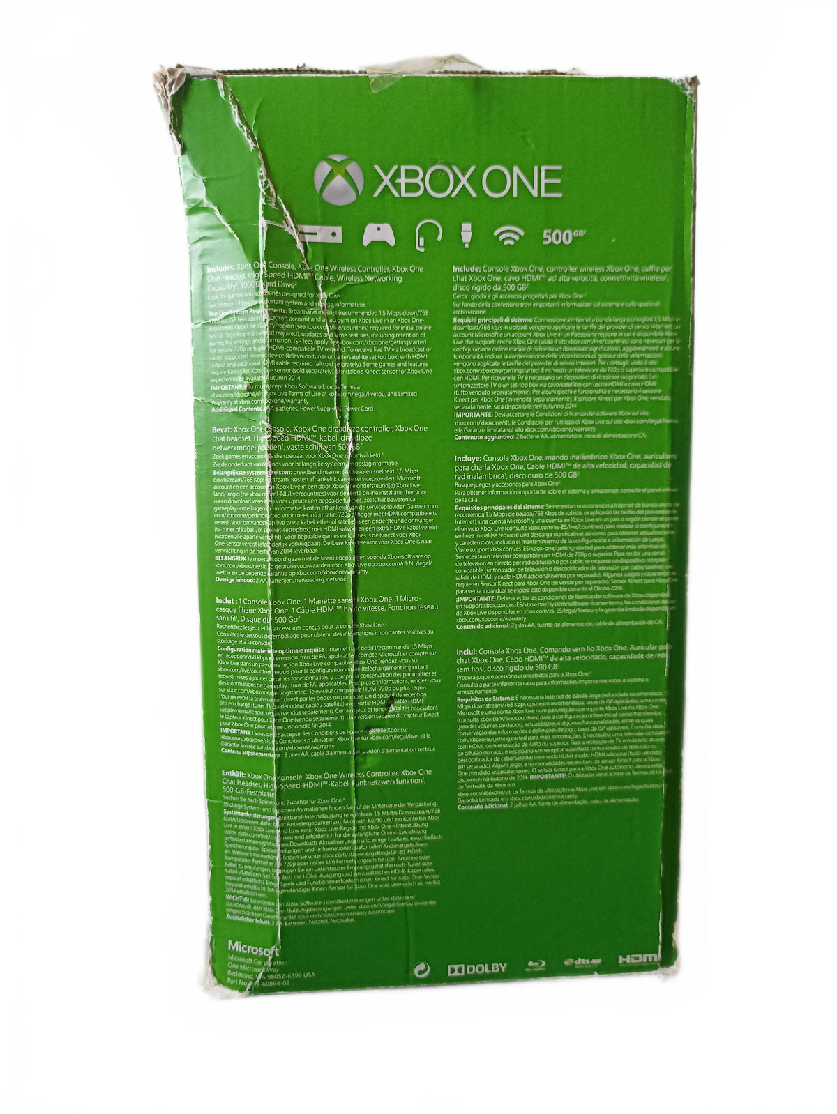 Boite Seule Console Xbox one