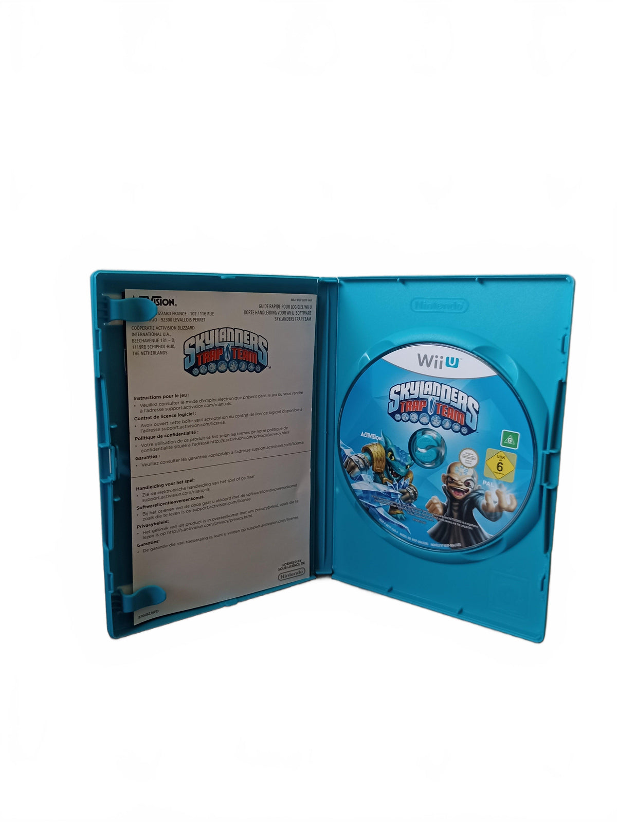 Boite Console Wii U Skylanders Trap Team (Jeu + Accessoire seulement)