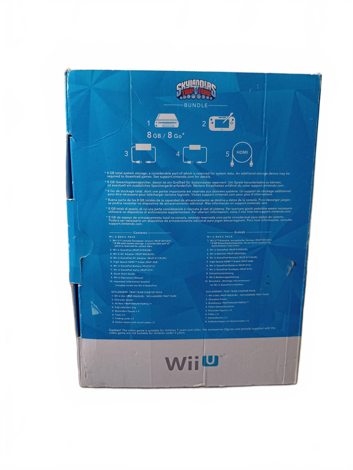 Boite Console Wii U Skylanders Trap Team (Jeu + Accessoire seulement)