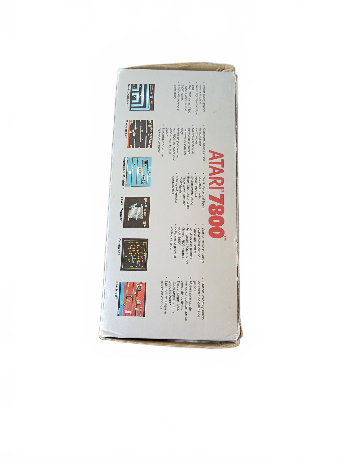 Console Atari 7800 en boite