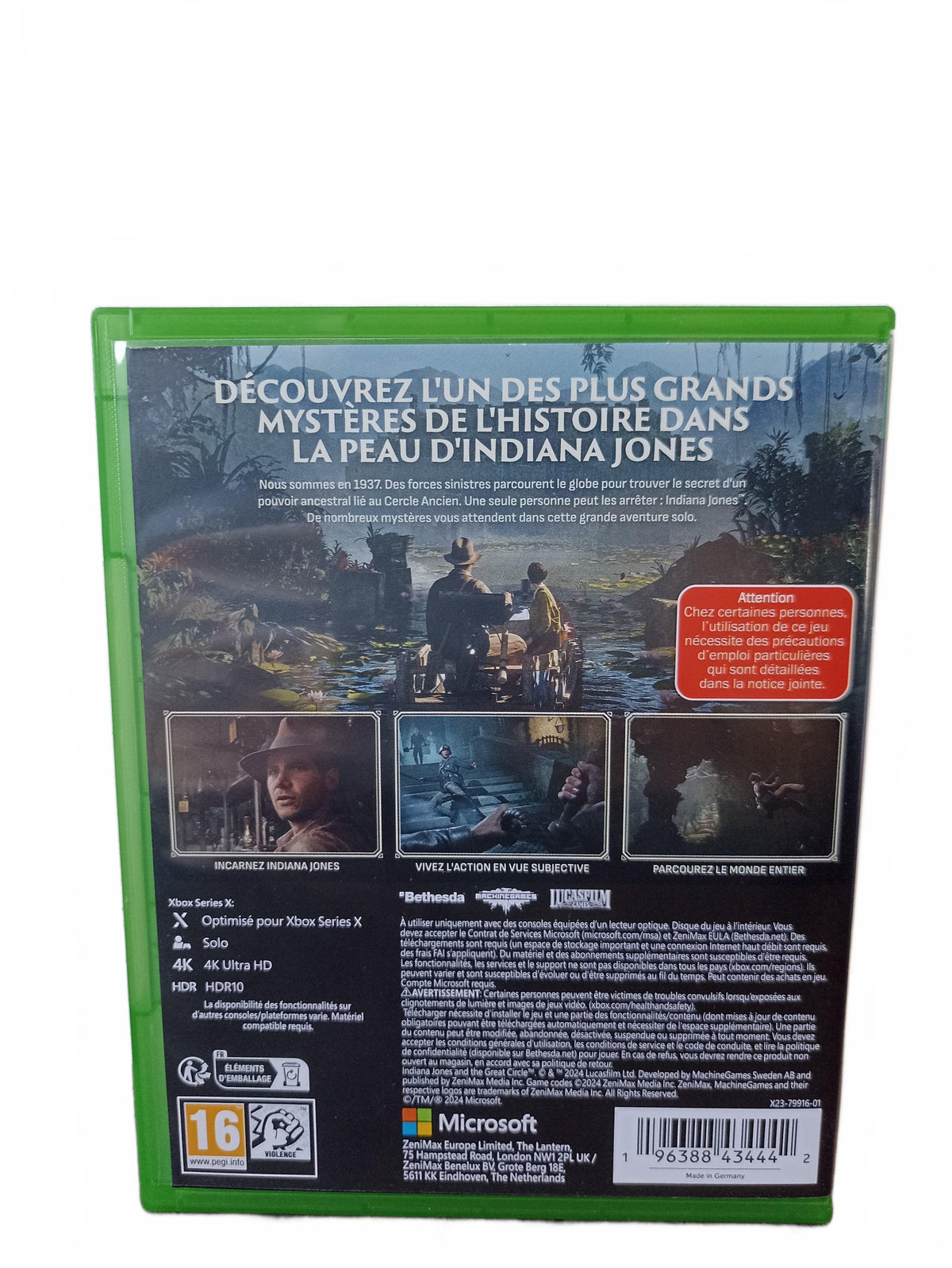Indiana Jones Et Le Cercle Ancien Xbox One