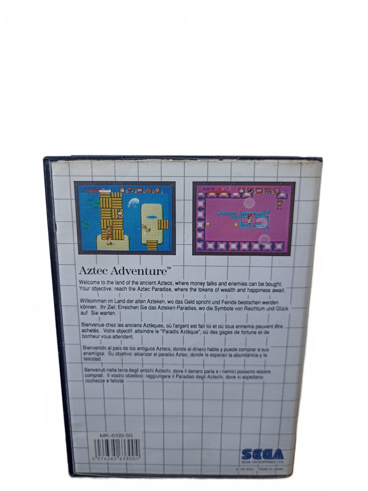 Aztec Adventure Master System