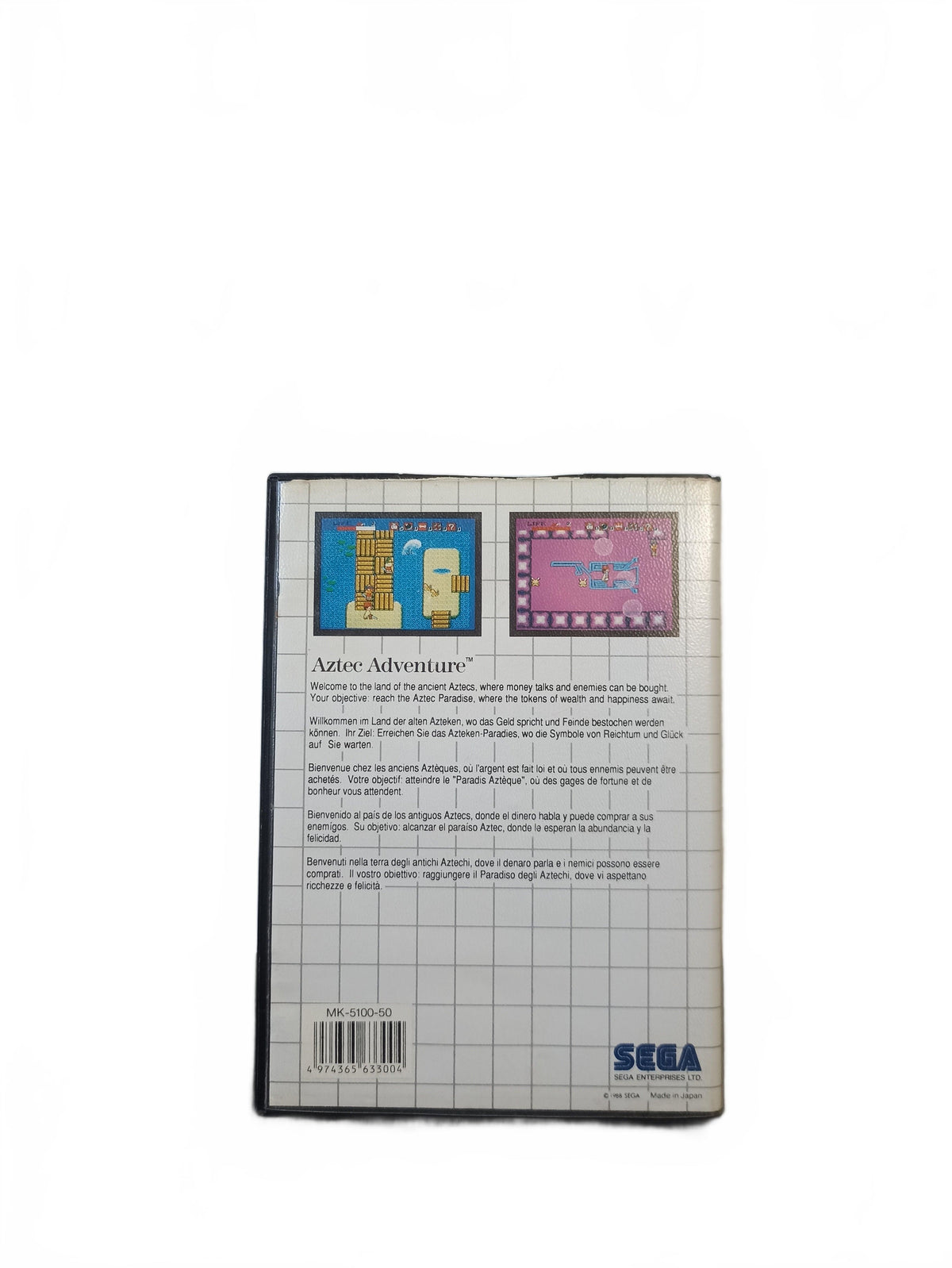 Aztec Adventure Master System