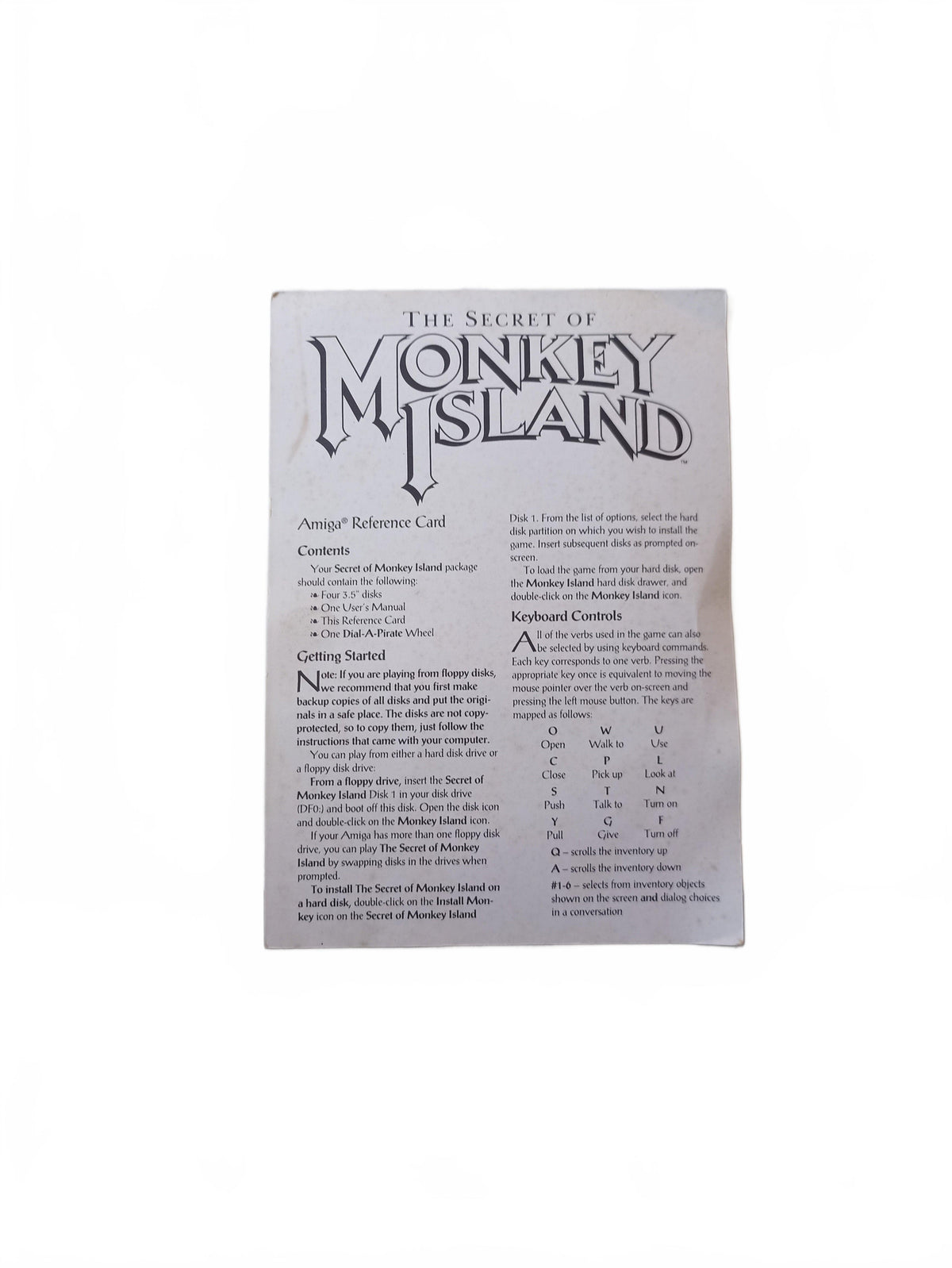 Monkey Island Amiga